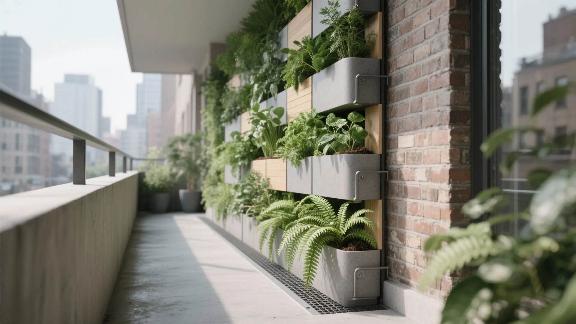 Vertical Planters to Maximize Walls