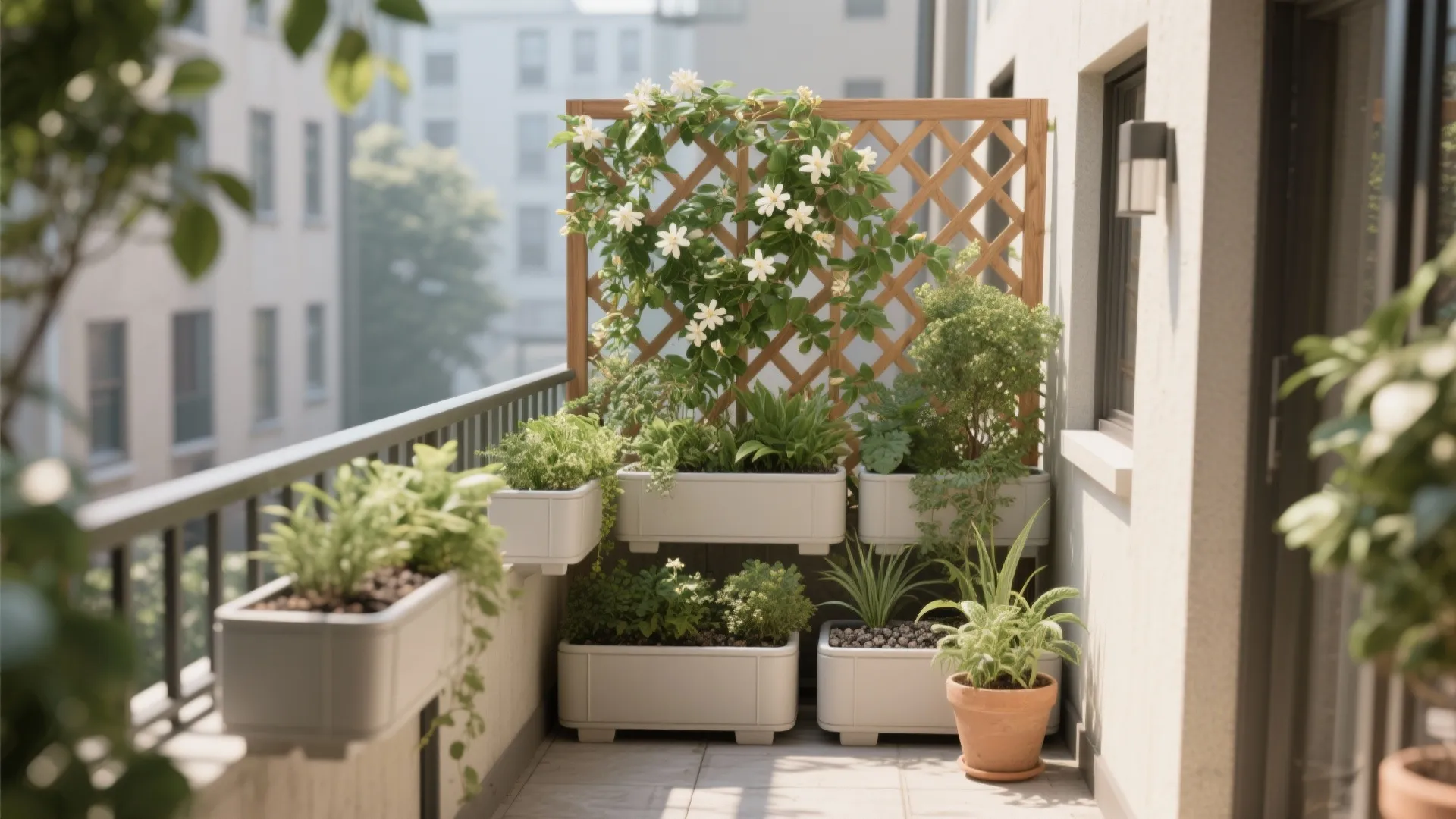 Modular Planters and Vertical Greenery