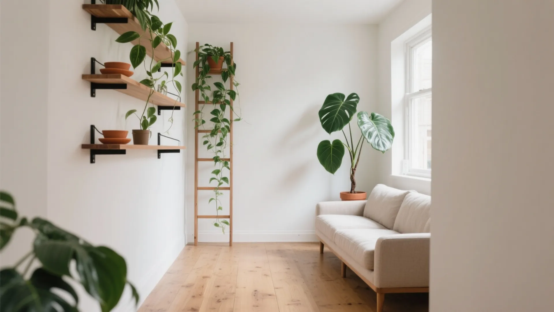 Vertical Planting and Tall Shelving