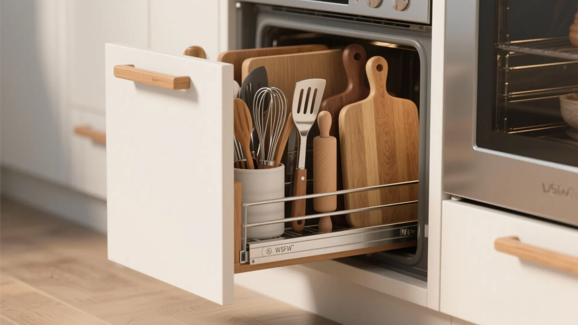 Vertical and Slim Pull-Out Cabinets