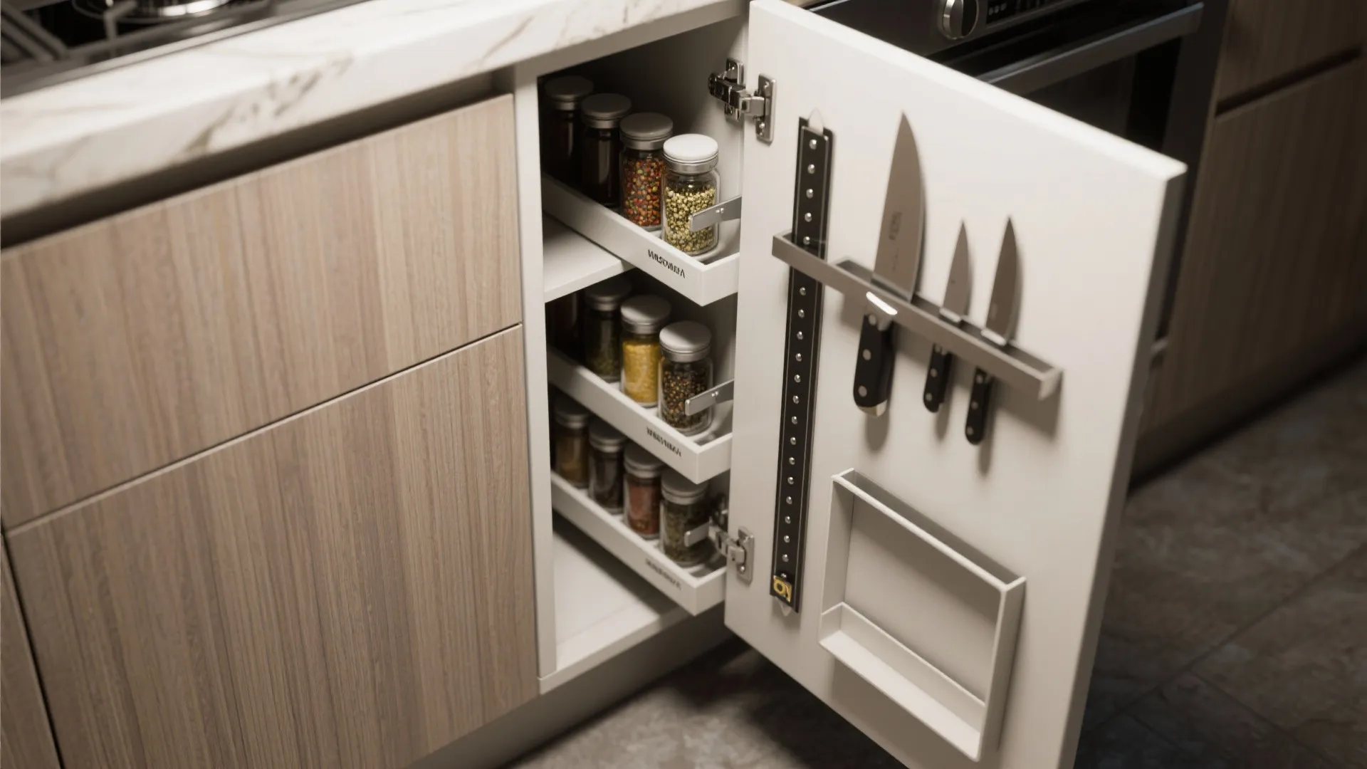3. Maximize vertical storage with smart organizers