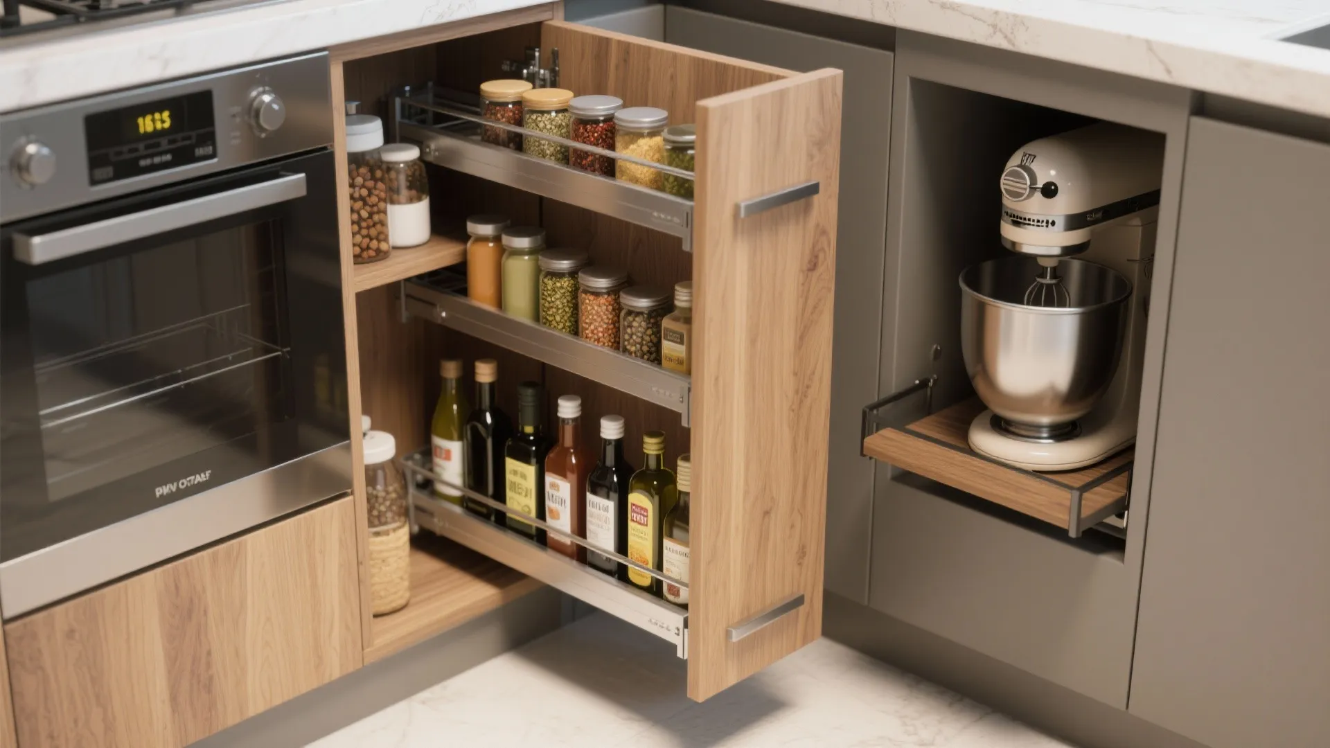 5. Convert to Vertical Pull-Out or Appliance Nook