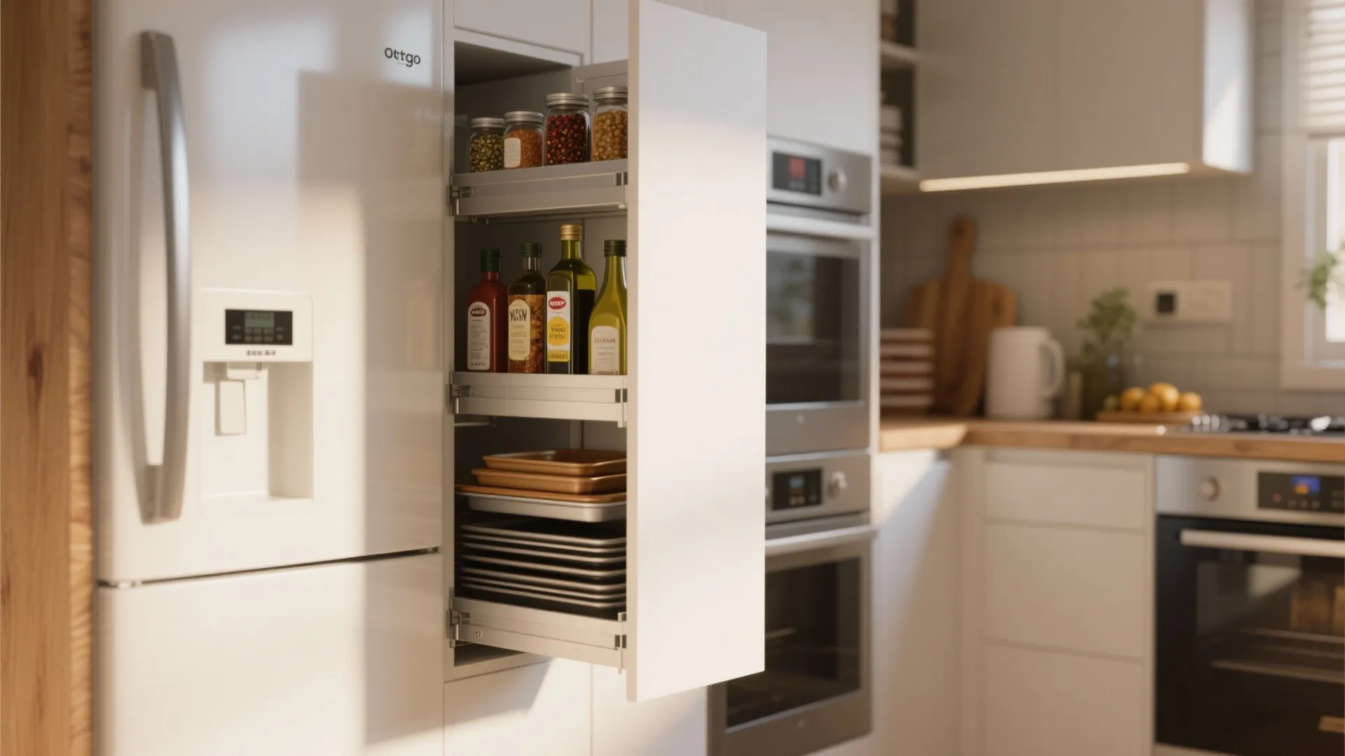 1. Vertical Pull-Out Cabinets