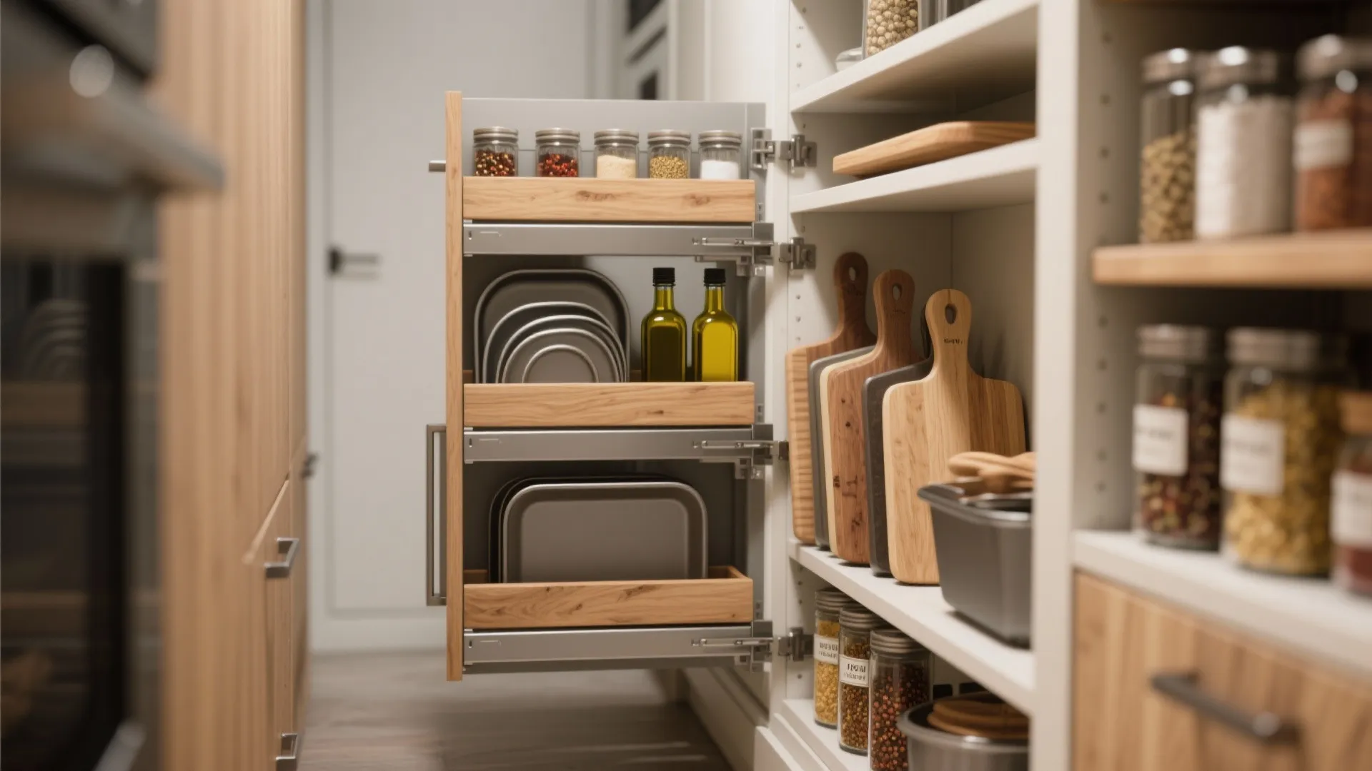 1. Vertical Pull-Outs for Narrow Aisles