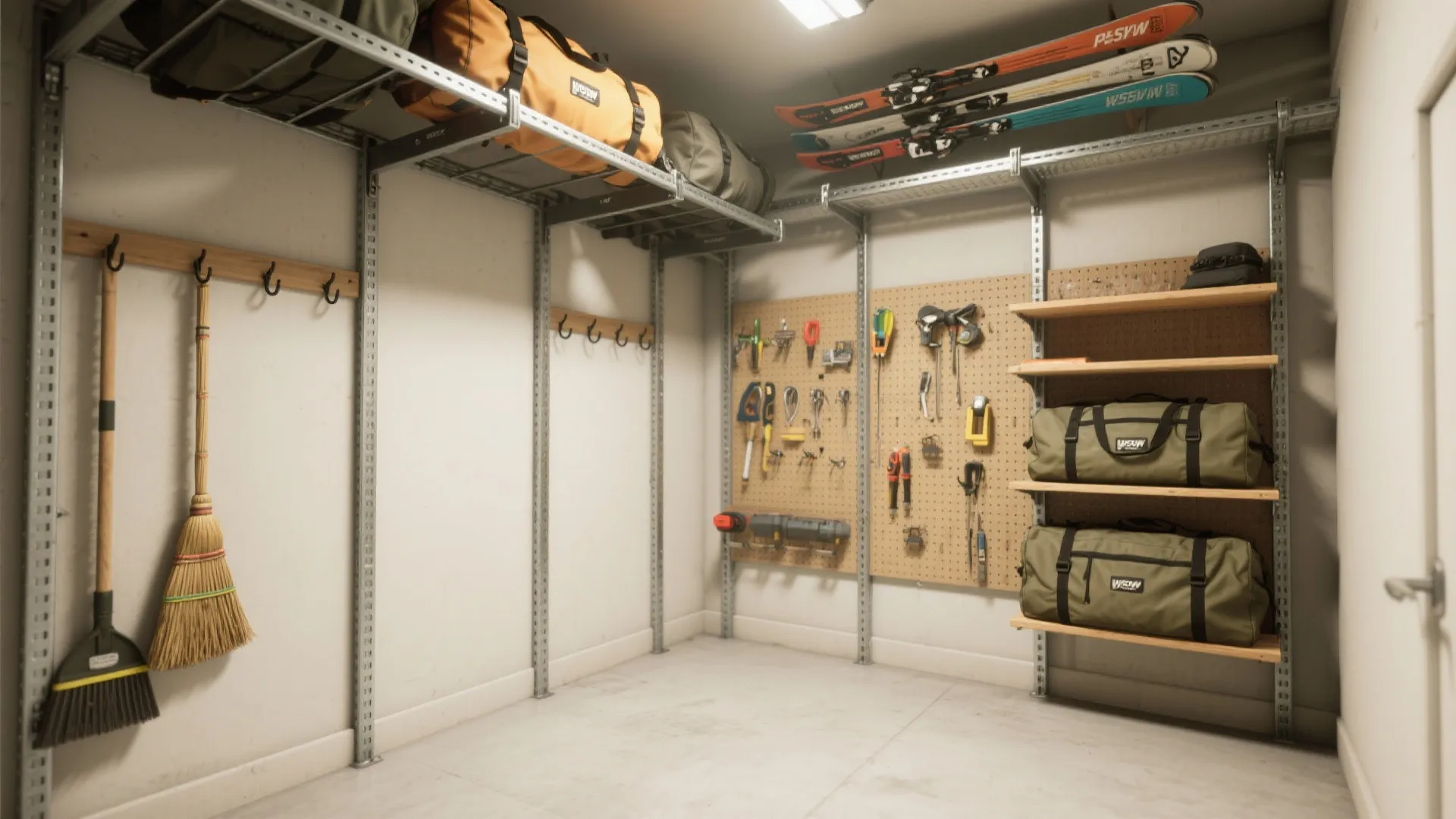 Vertical Walls and Overhead Space