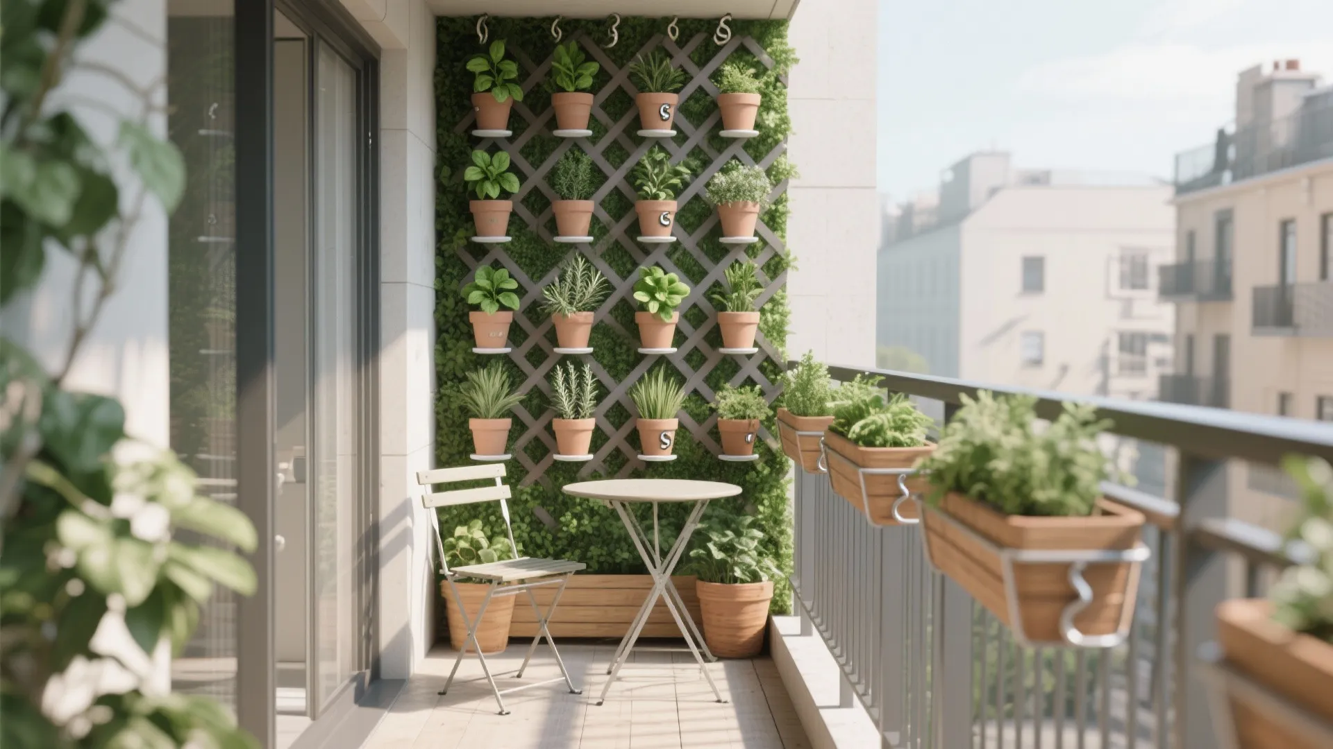 Vertical Green Walls & Rail Planters