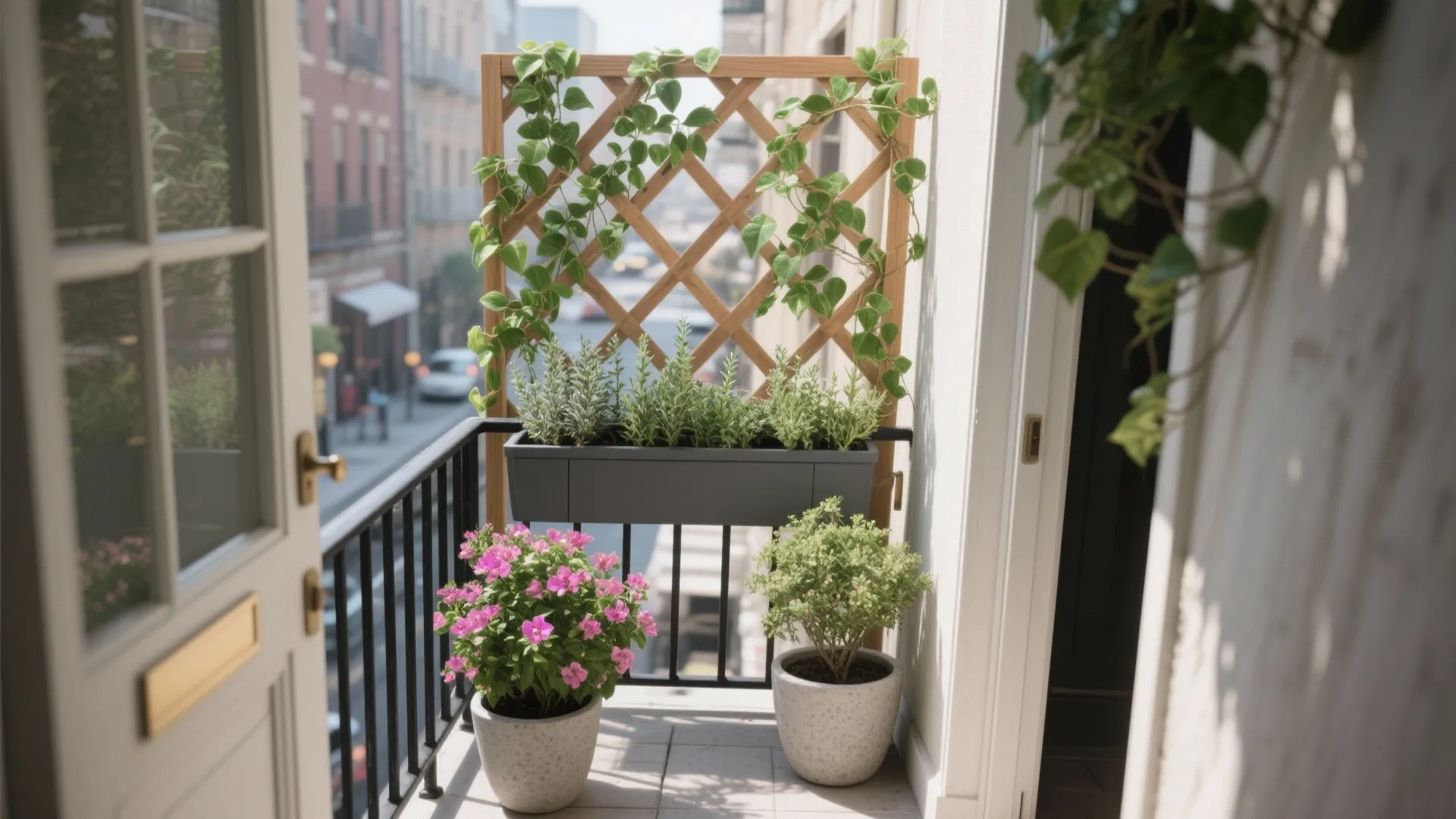 Vertical Green Walls and Railing Planters