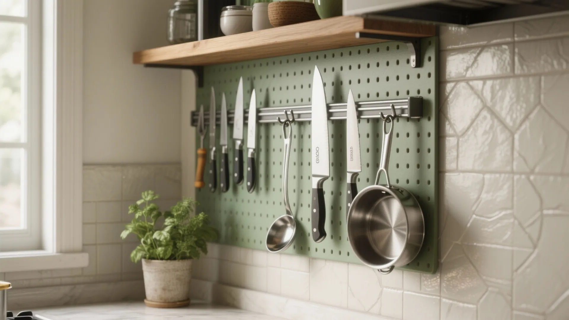 Vertical rails and magnetic strips