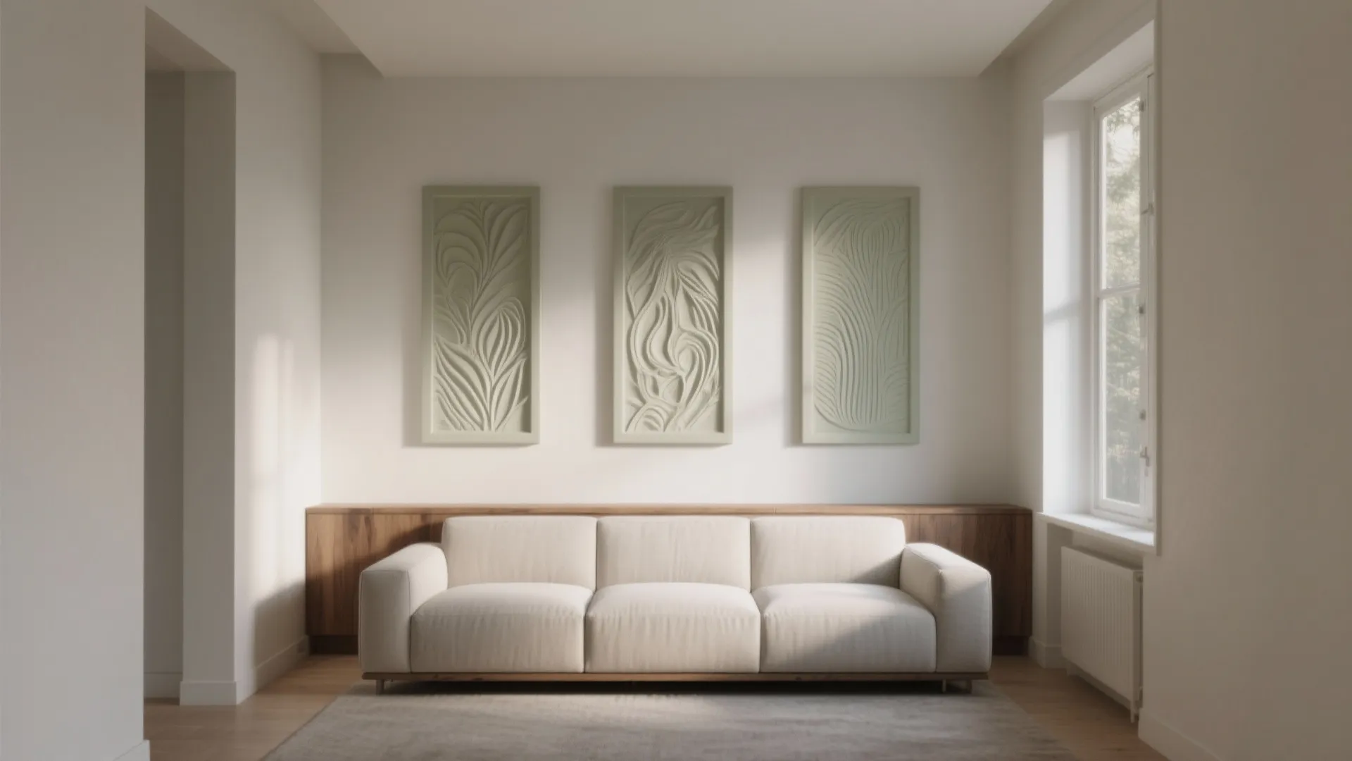 Compose vertically: stacks, grids, and balanced negative space