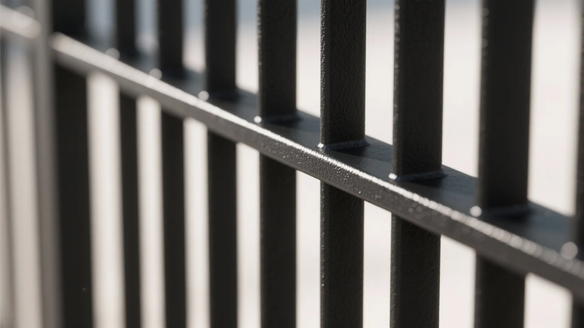 Minimalist Vertical Rib Steel Grill