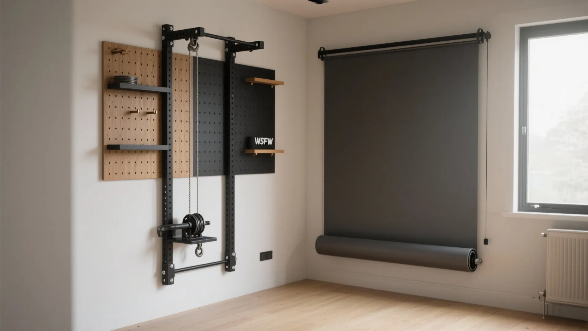 2. Vertical strength: wall rigs and pulley stations