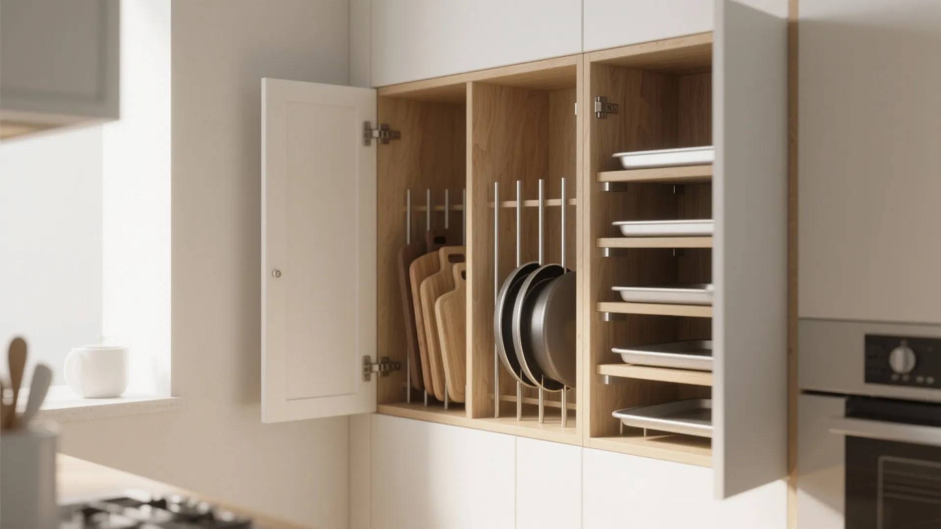 1. Vertical shallow cabinets