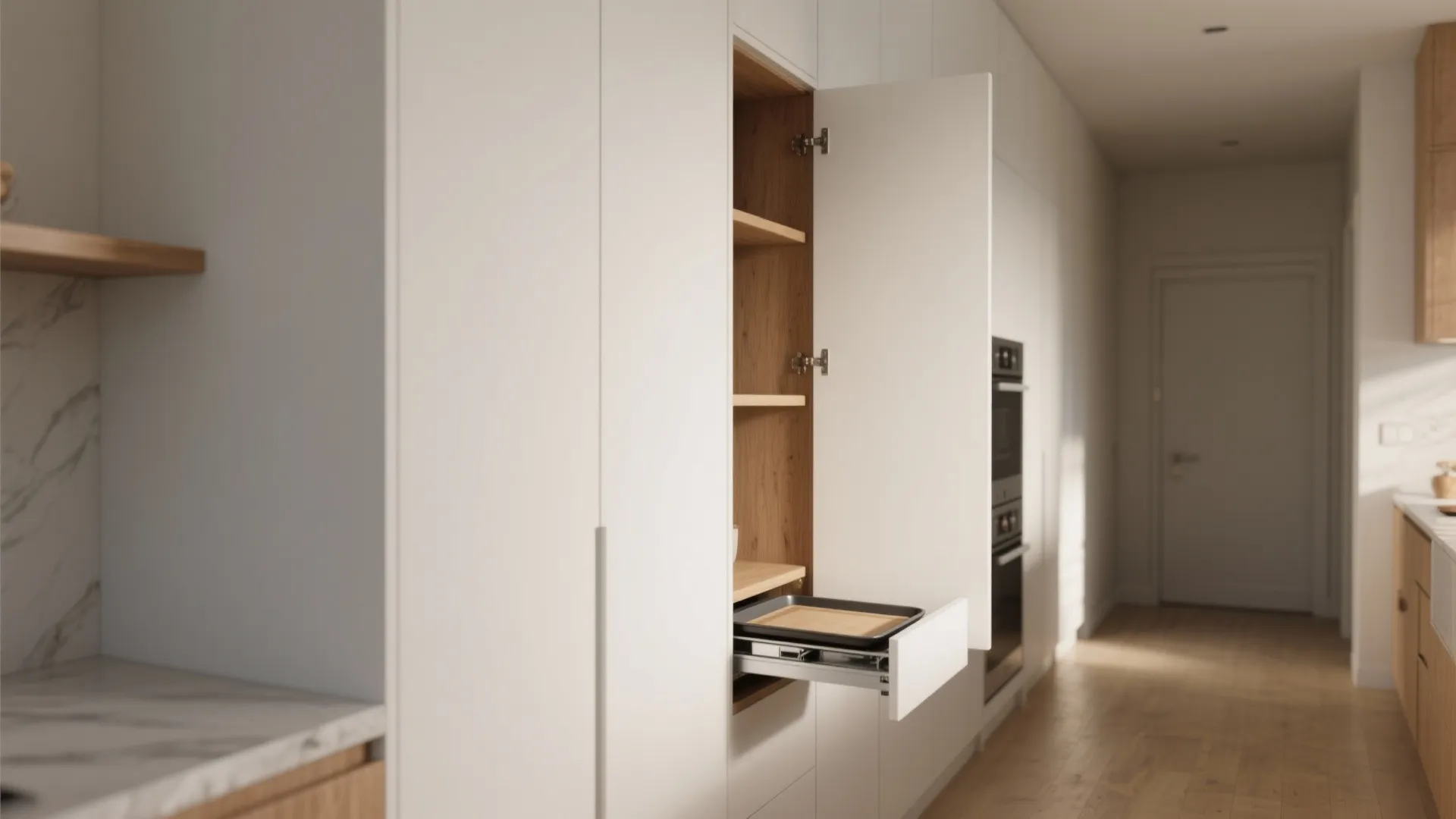 1. Vertical shallow cabinets