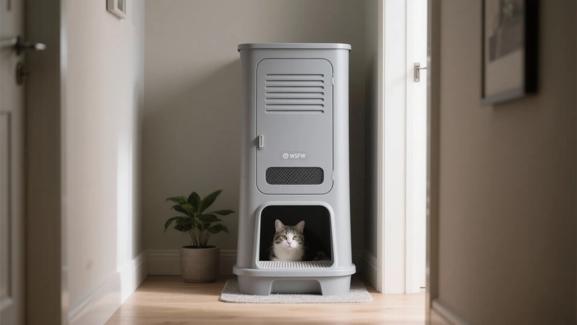 2. Vertical-shallow combo — low footprint, tall privacy