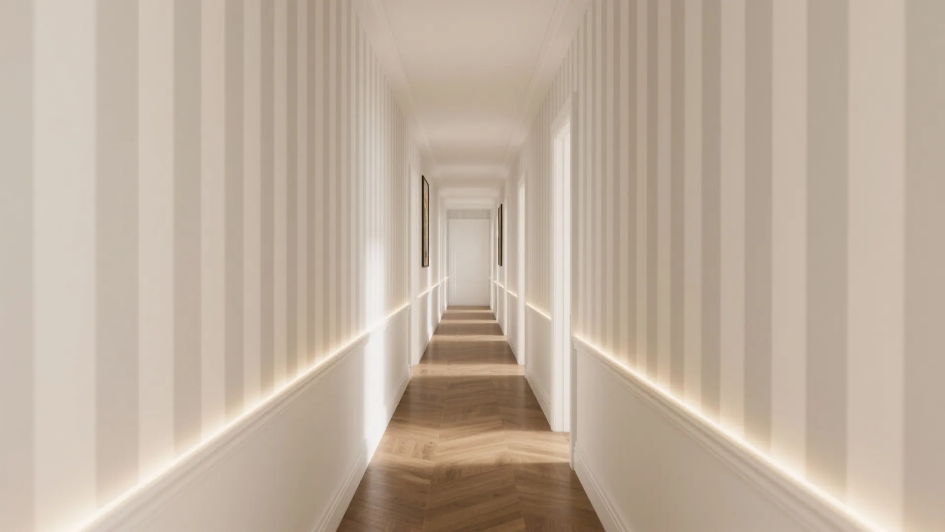 Vertical Accents and Soft Sheen for Light and Height