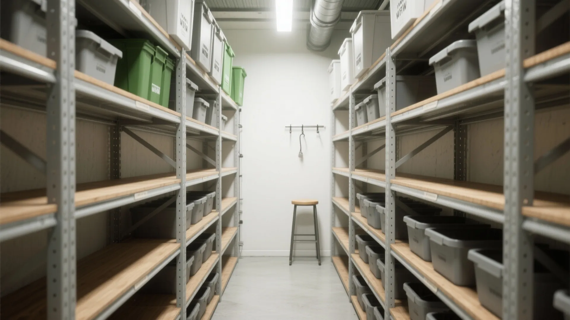 Go Vertical with Adjustable Shelves and Overhead Bins