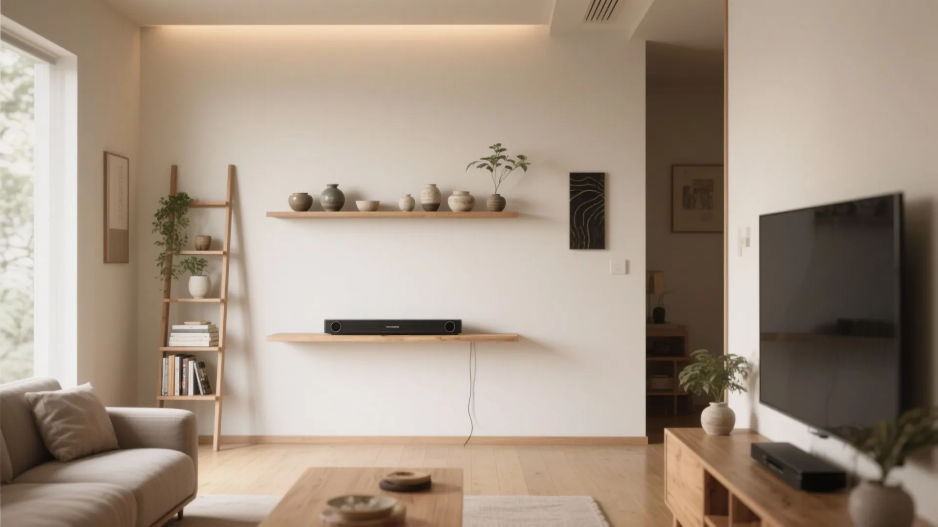 4. Embrace vertical accents, not cluttered walls