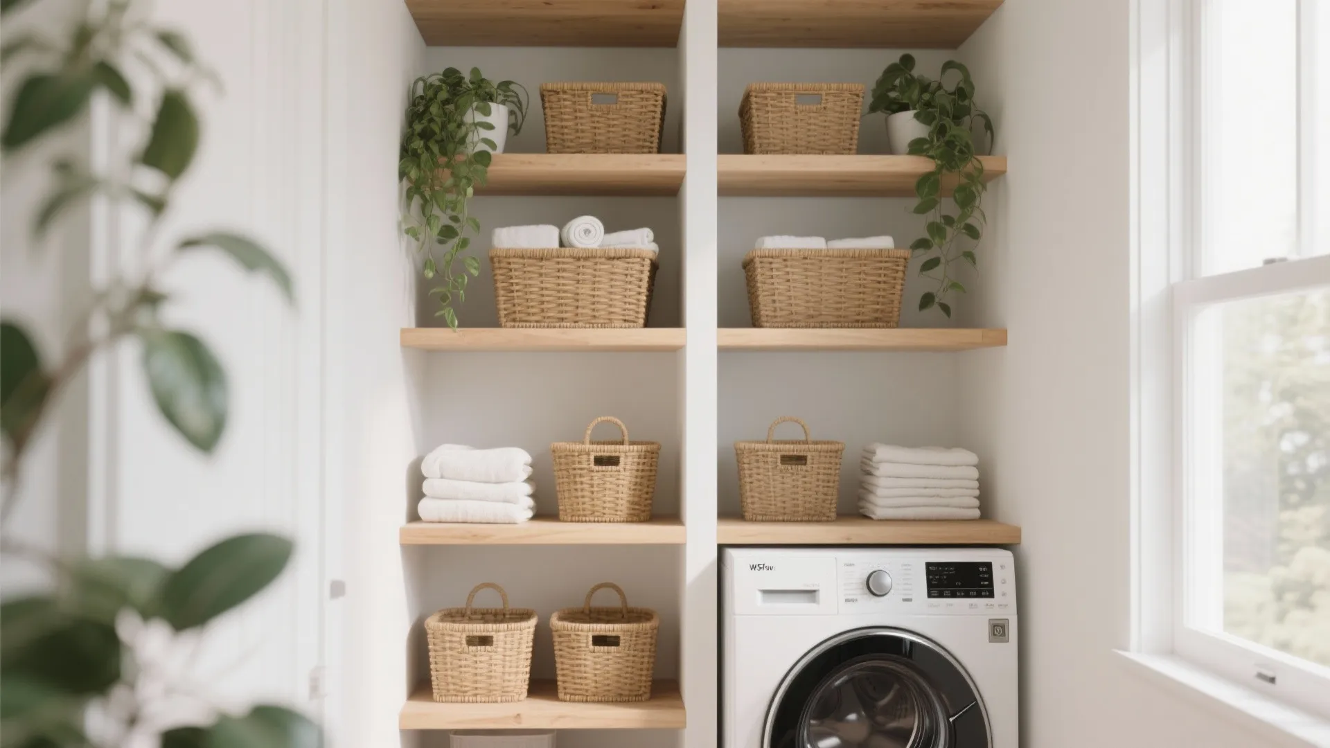 1. Go vertical with open shelving