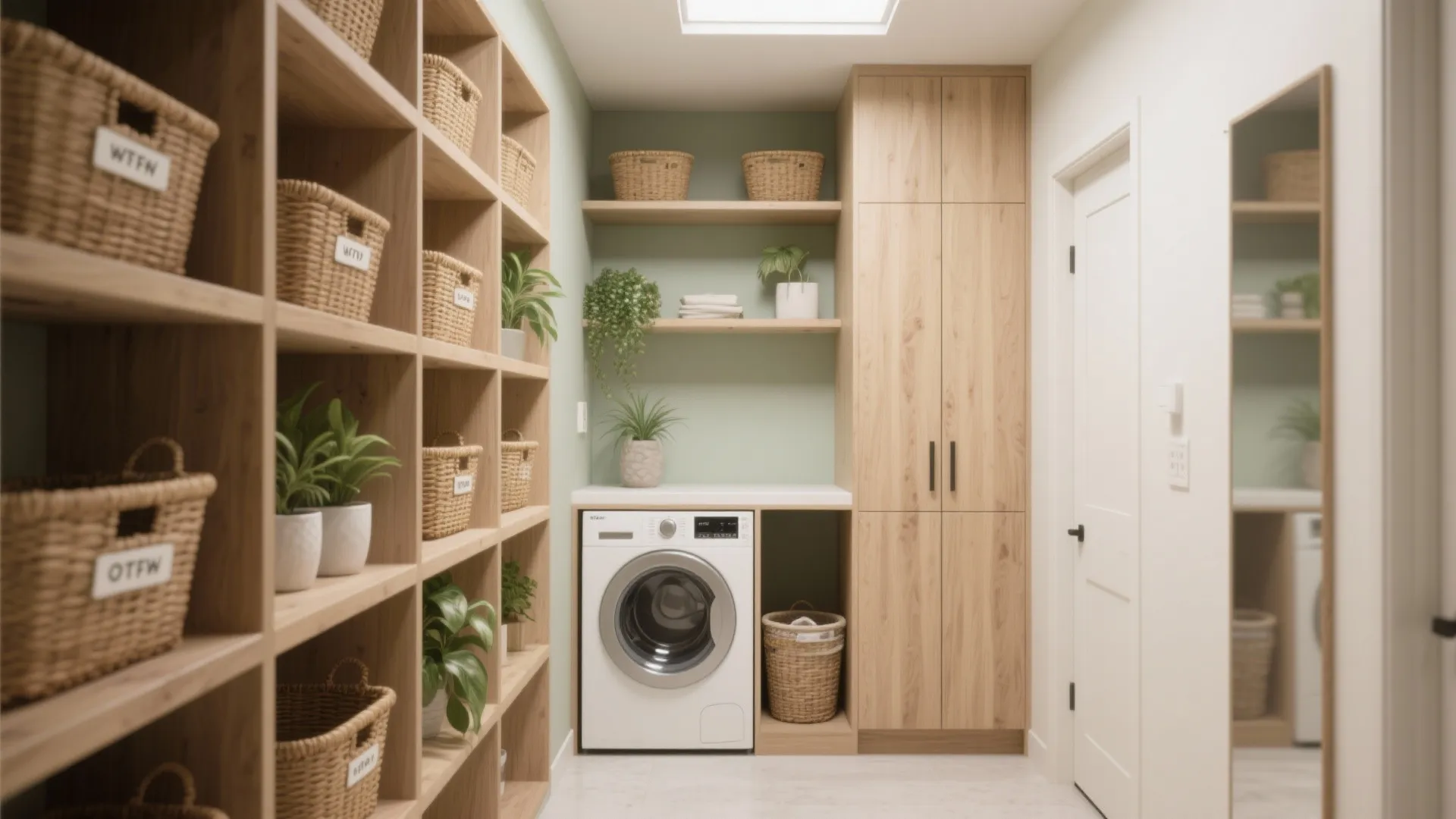 3. Go vertical with open shelving and niches