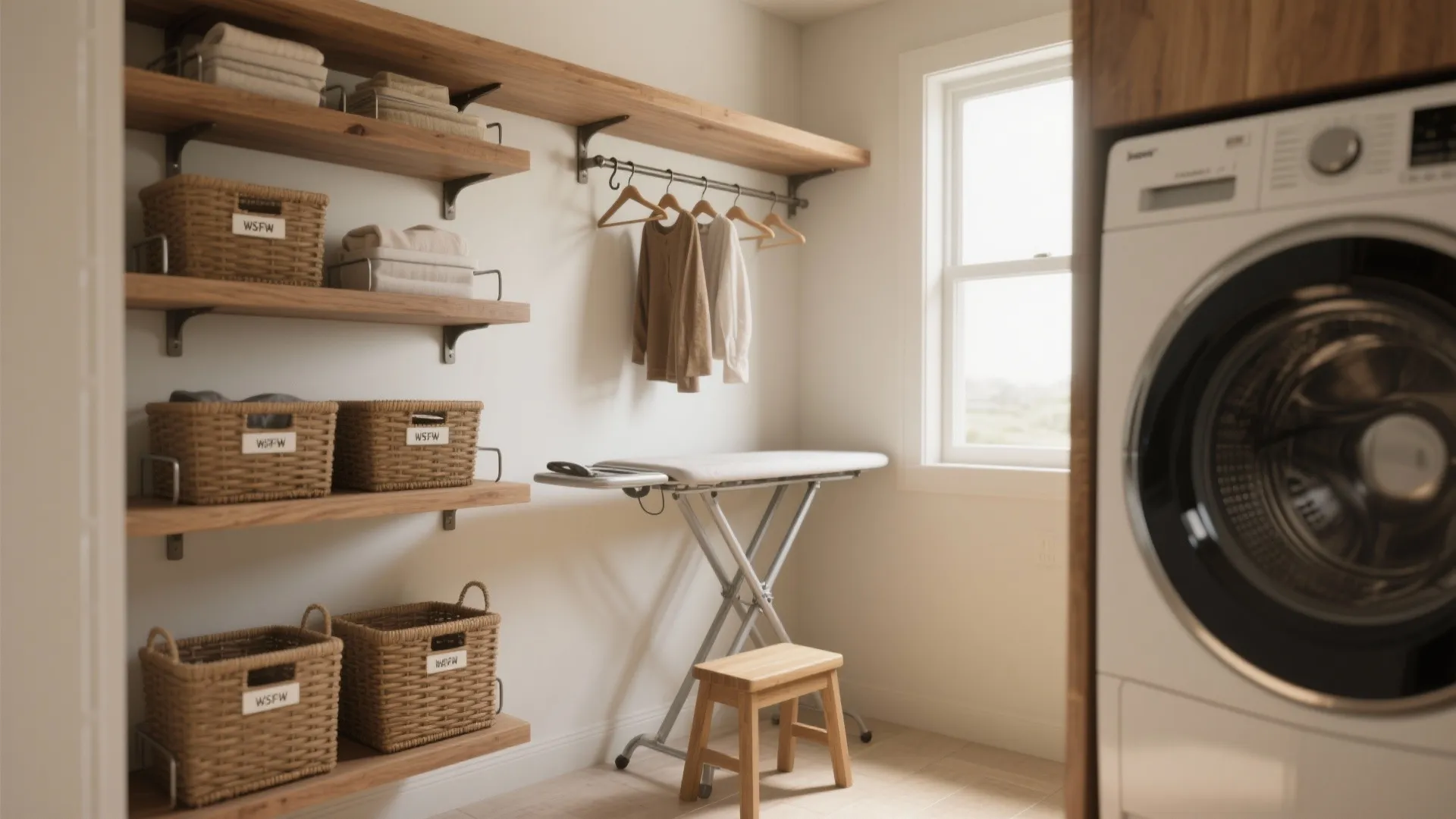 DIY Small Laundry Room Organization Ideas — 5 Tips: Creative, budget-friendly strategies to organize tiny laundry rooms and make them feel larger