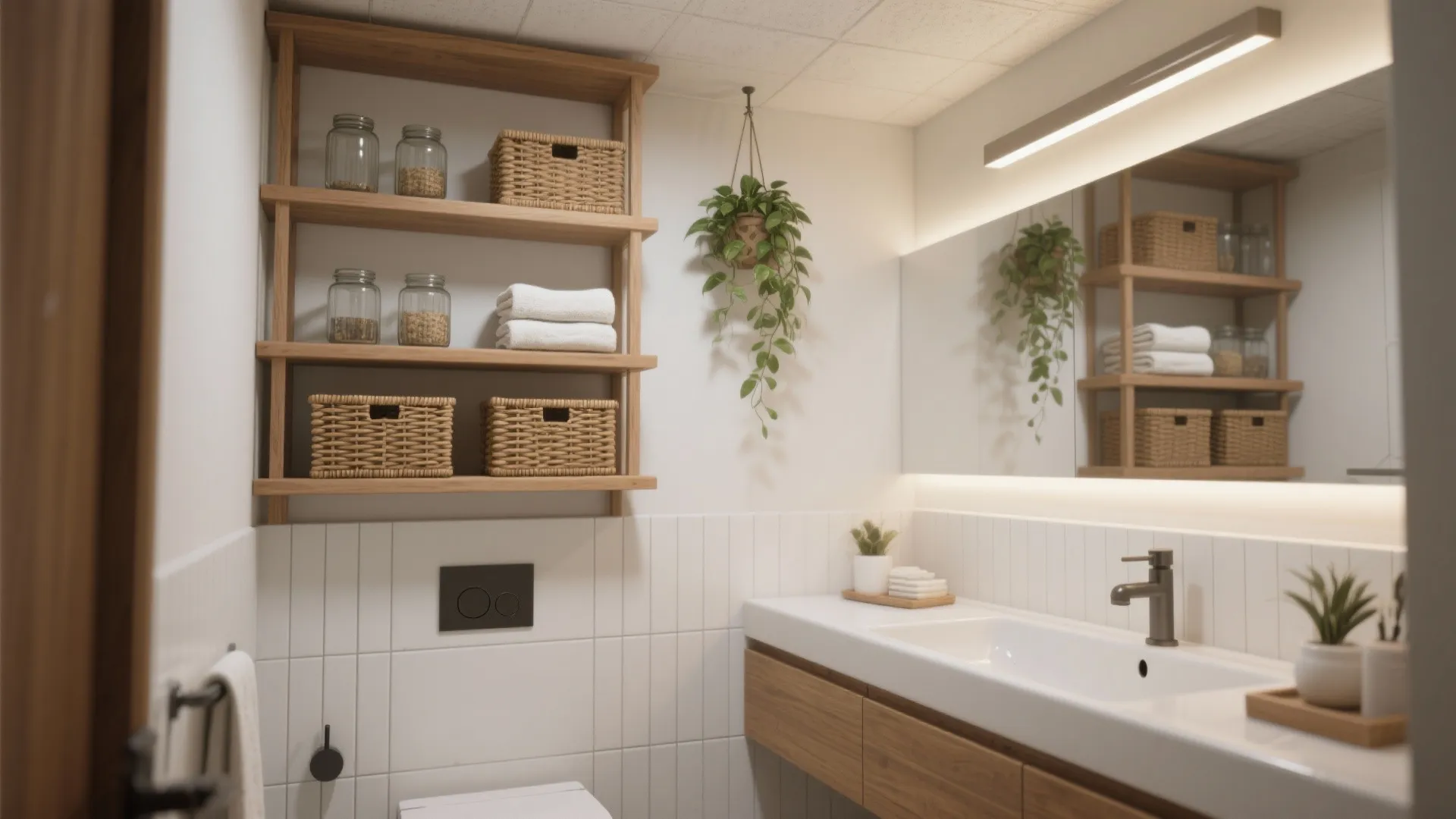 1. Embrace vertical storage with open shelves