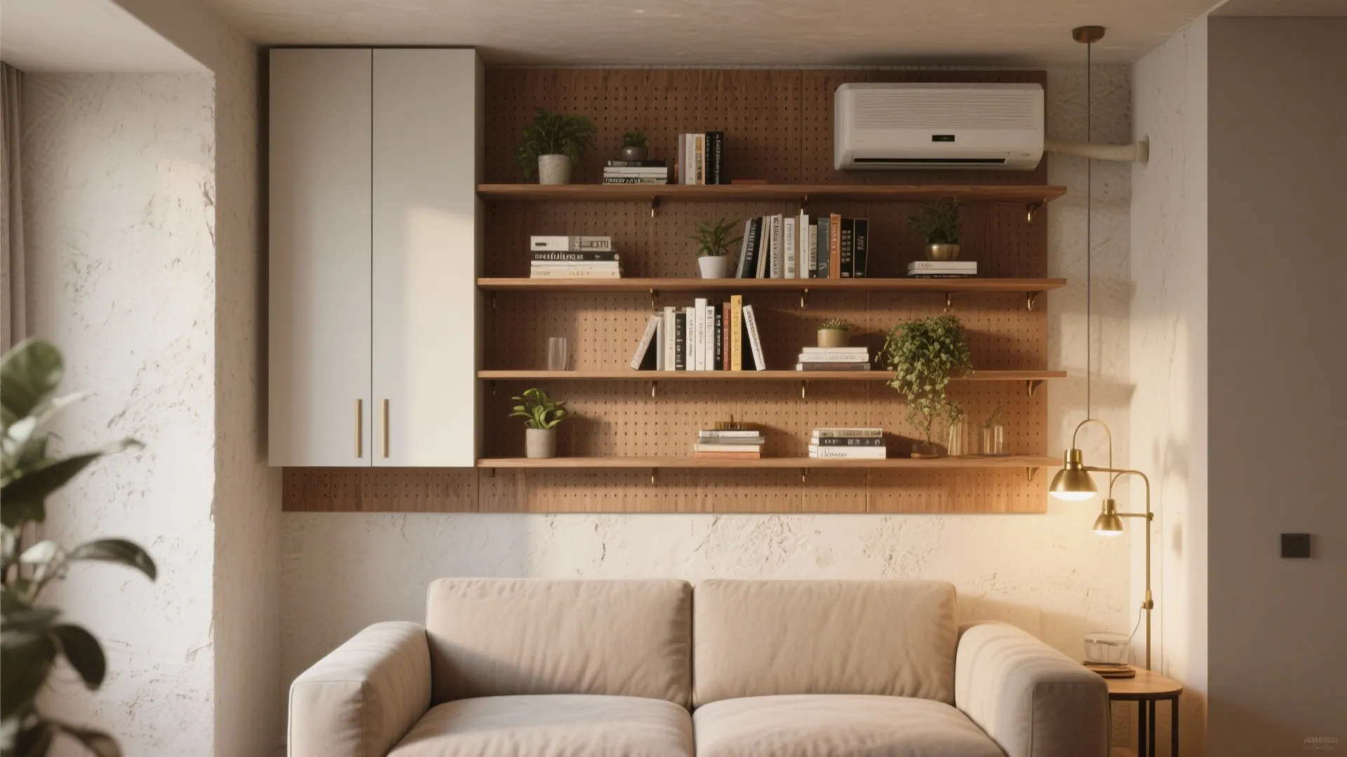 2. Vertical layers: treat the walls like real estate