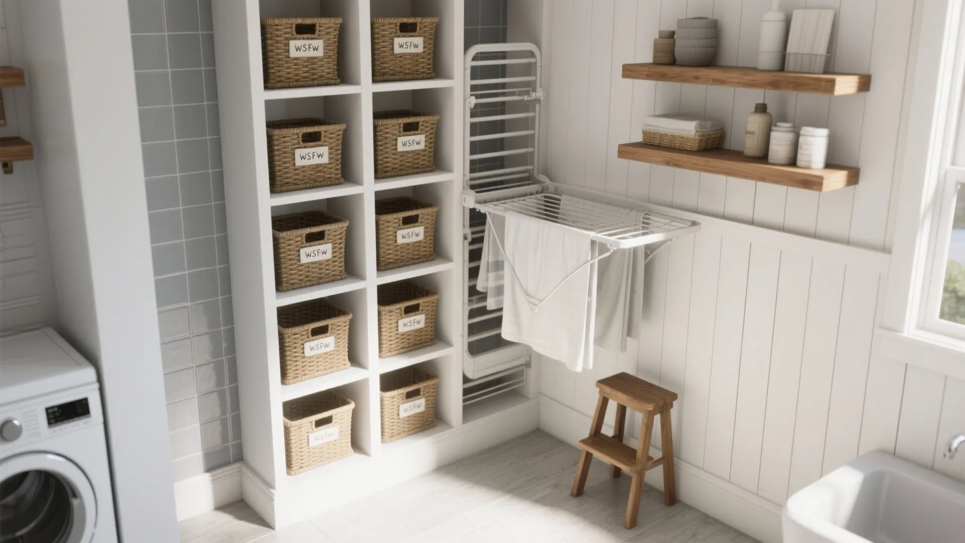 Laundry Room Decorating Ideas: 5 Small-Space Tips: Practical, stylish decorating ideas for compact laundry rooms from a senior designer