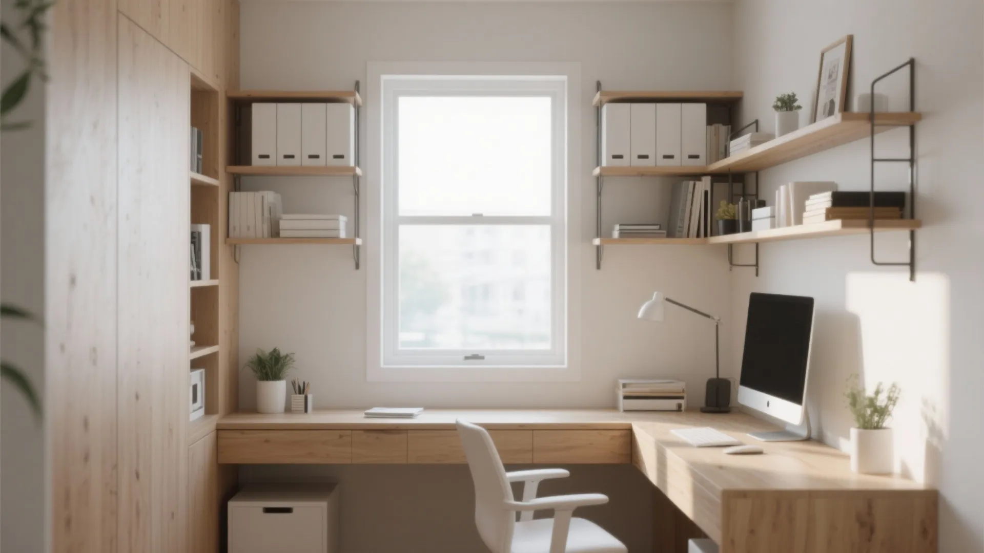 1. Go Vertical with Shelving