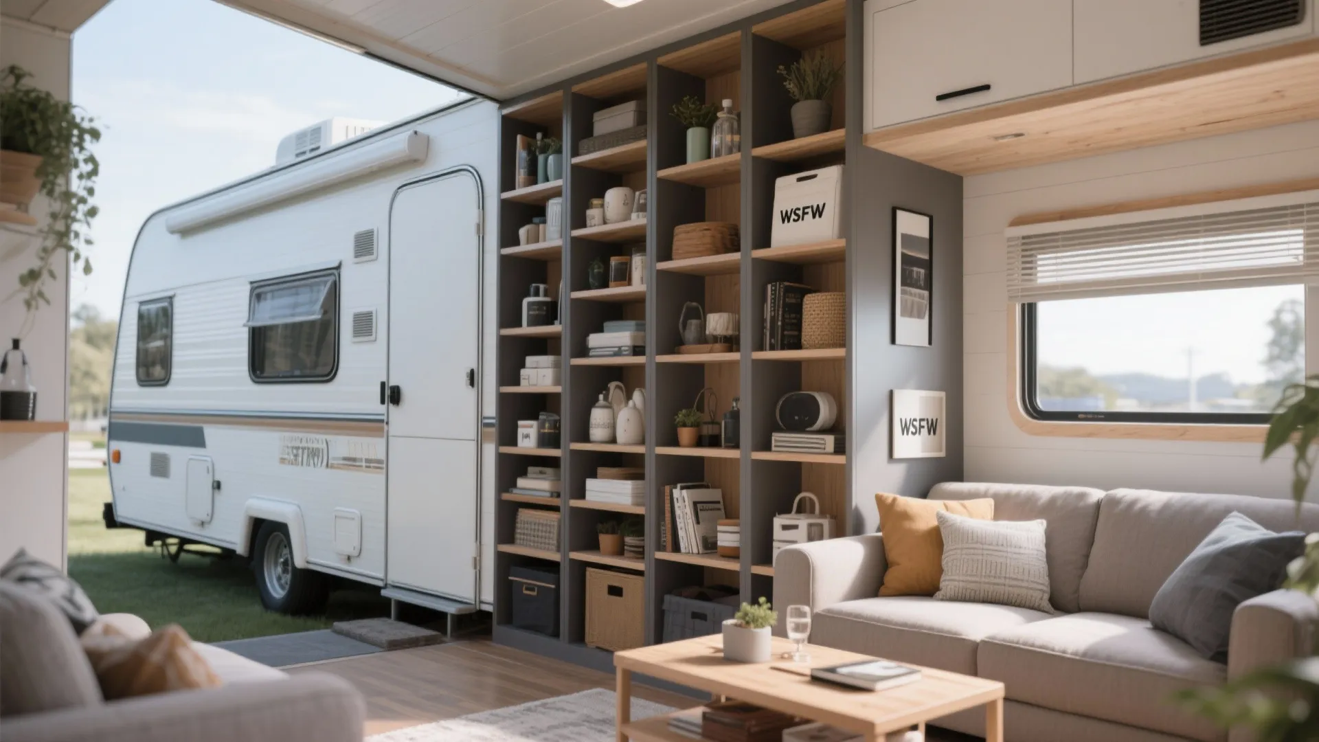 5. Vertical Shelving Units