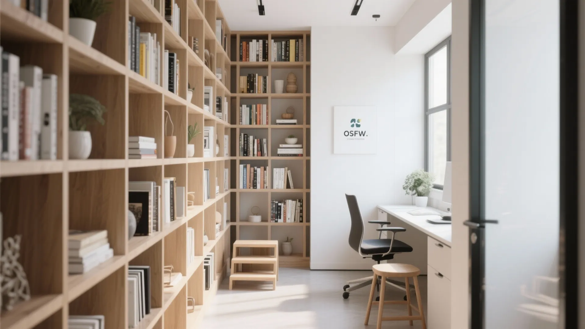 2. Vertical Shelving That Reaches the Ceiling