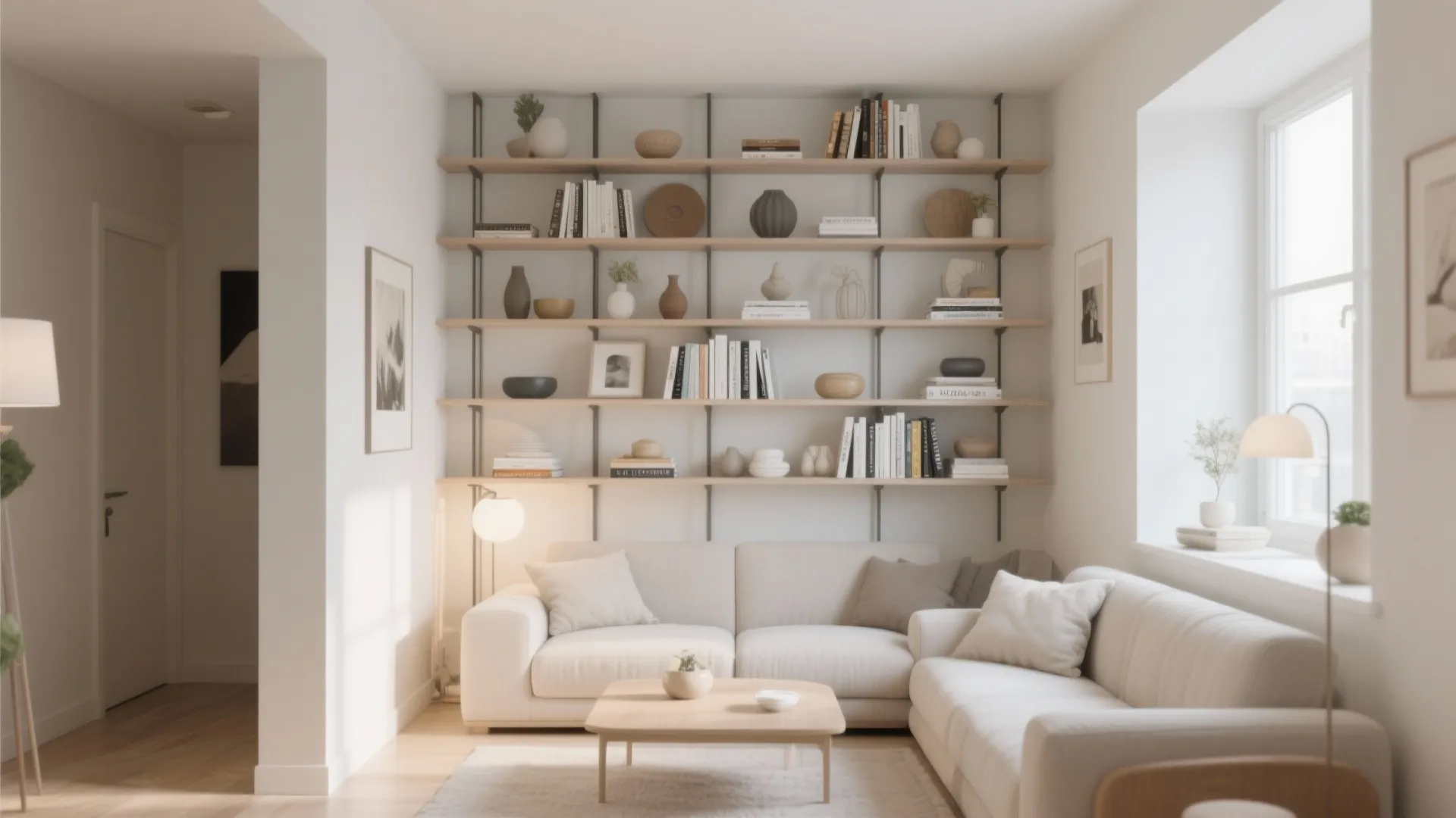 Vertical Accent Shelving