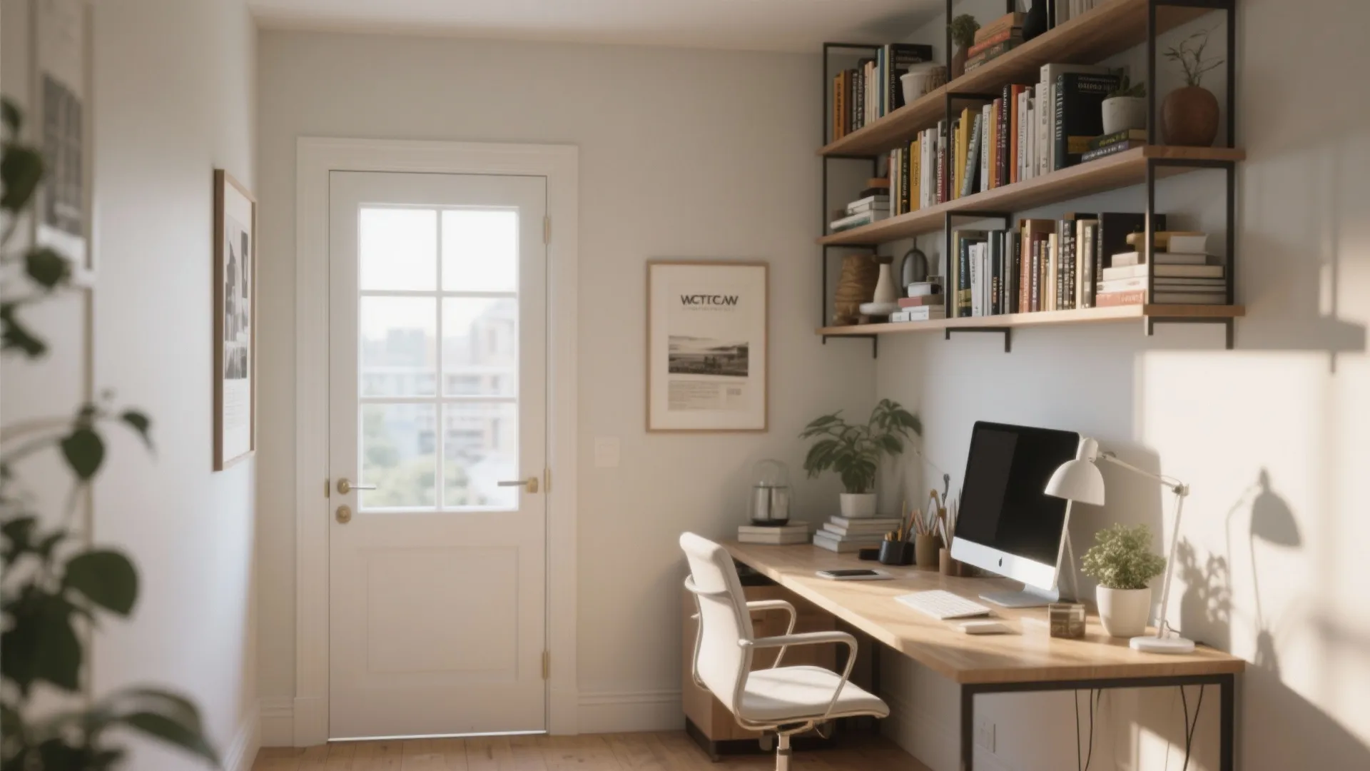 2. Vertical Shelving Above Eye Level