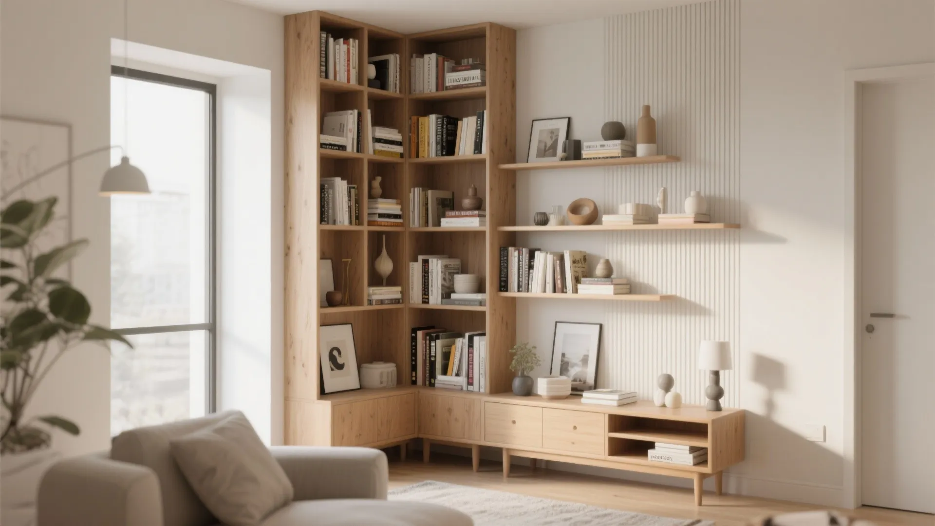 4. Vertical display and shelving