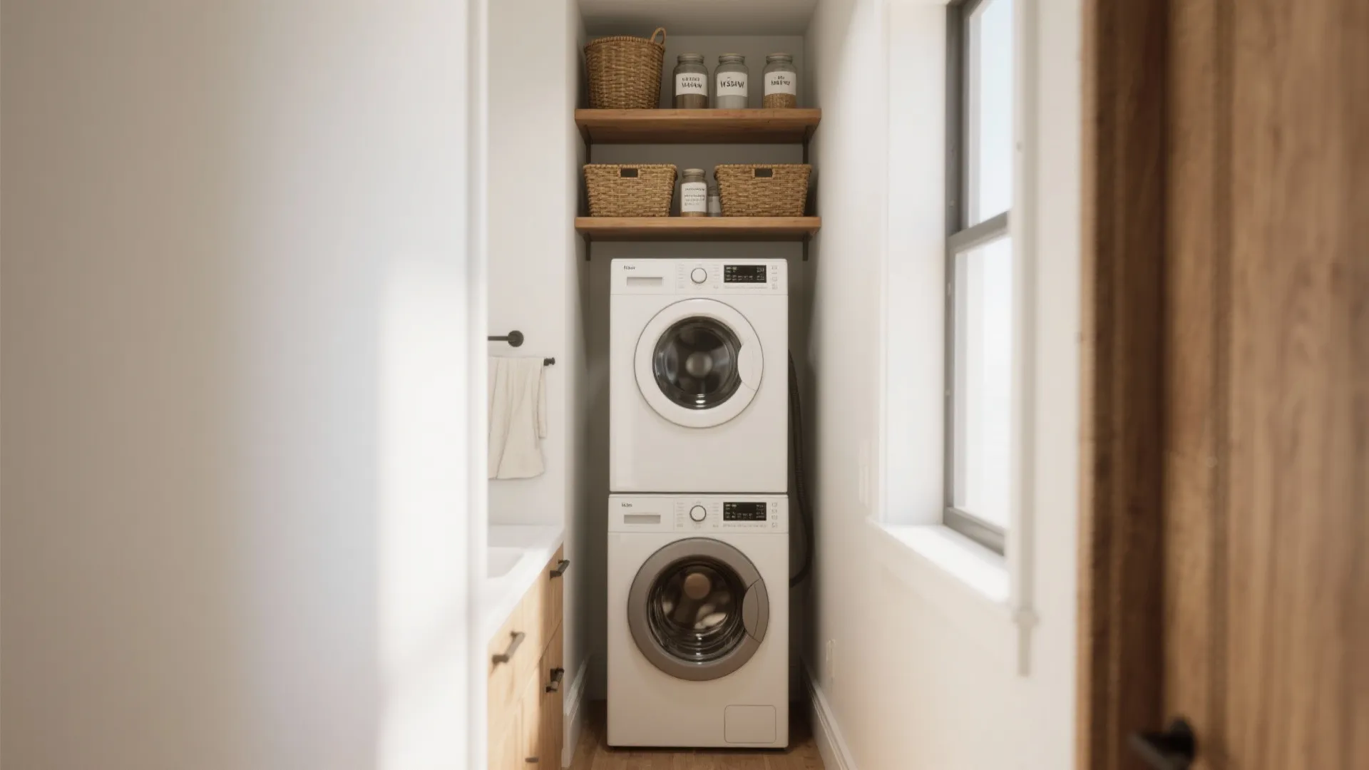 1. Go vertical: shelving and stacked storage