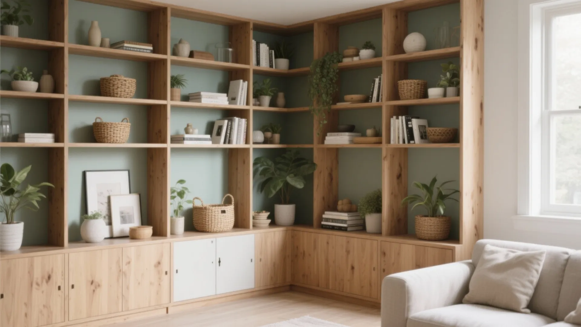 1. Maximize Vertical Space with Open Shelving
