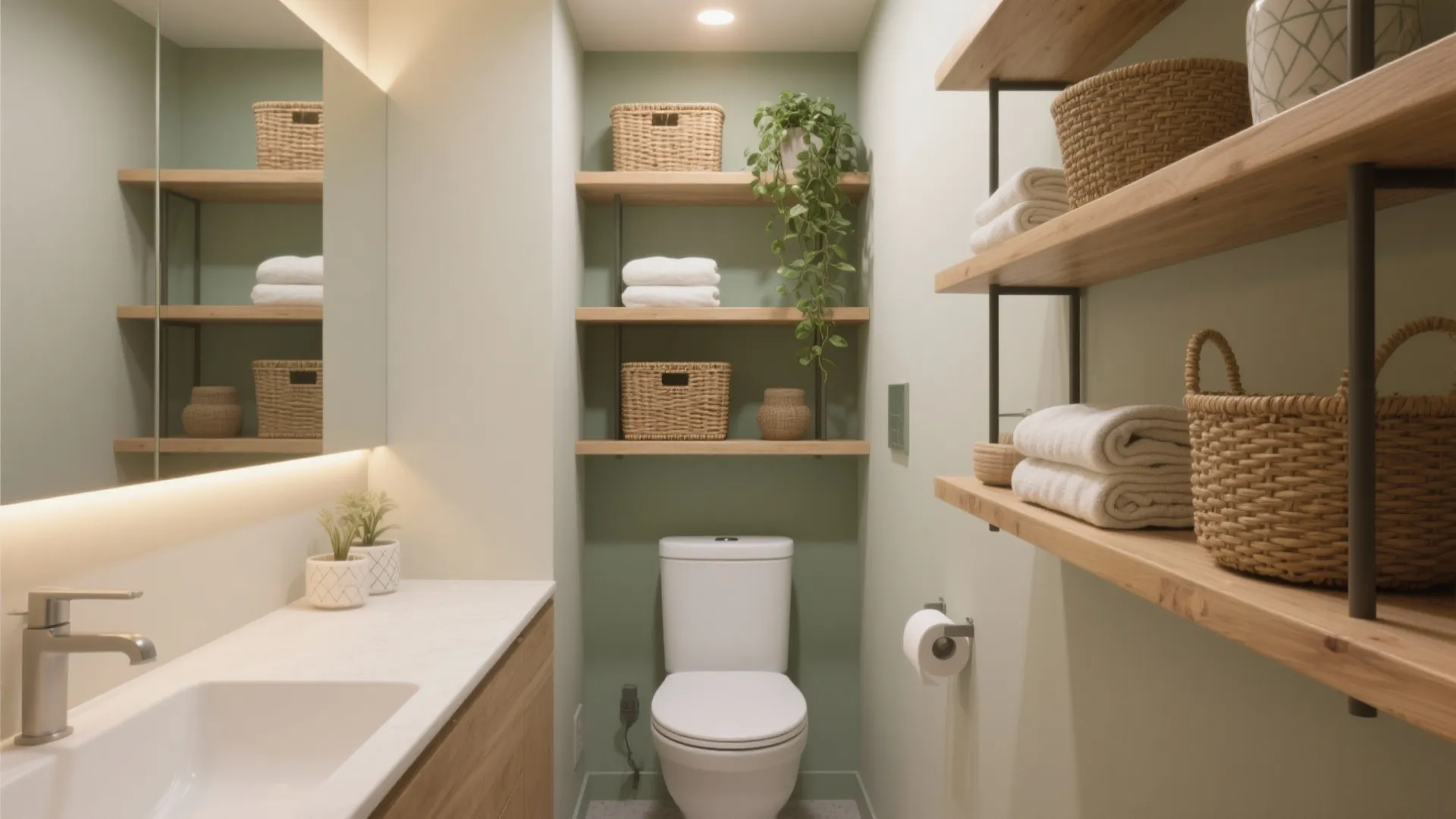 5 Small 1/2 Bathroom Ideas for Tiny Spaces
