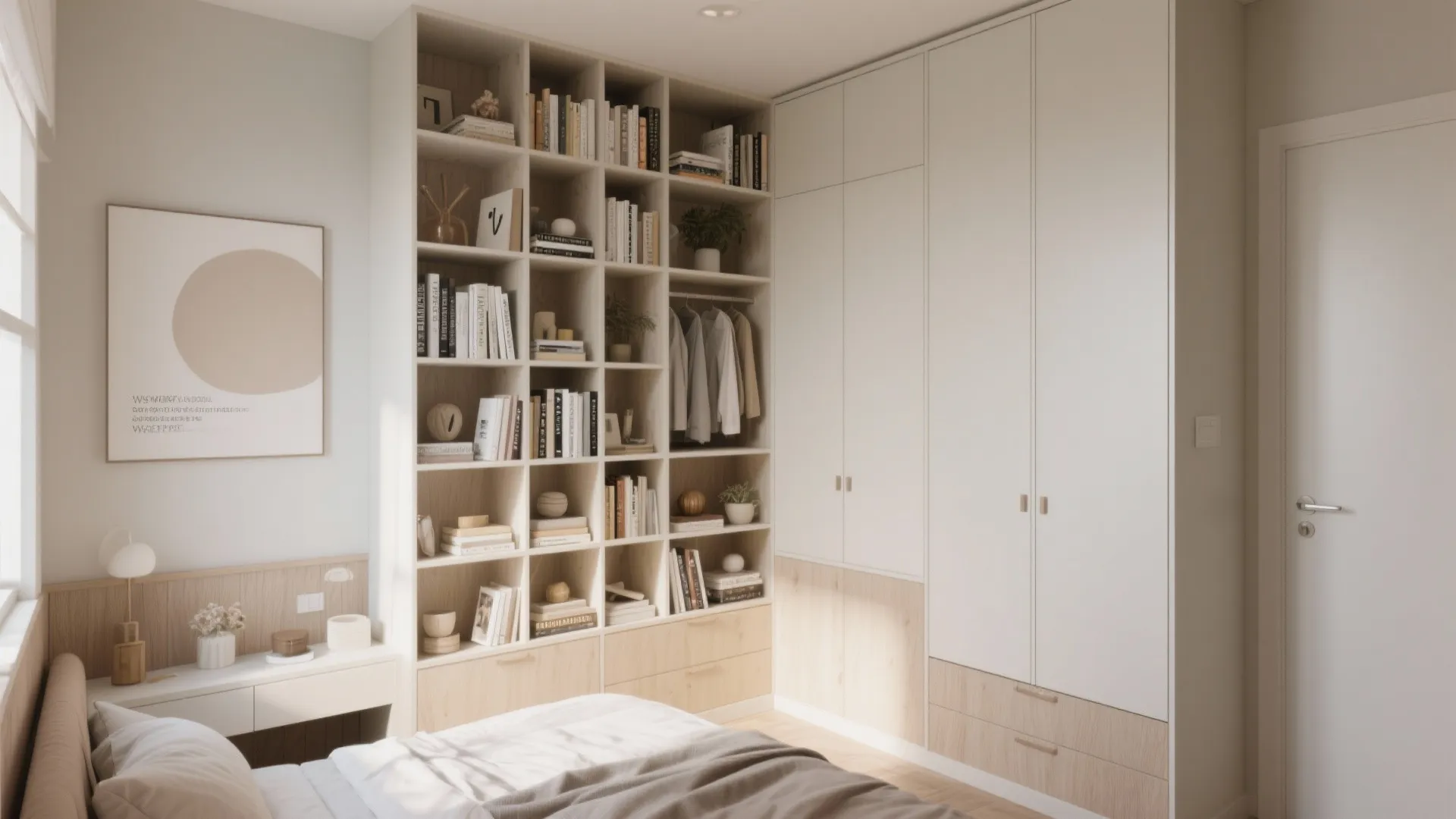 3. Build Up with Vertical Shelving