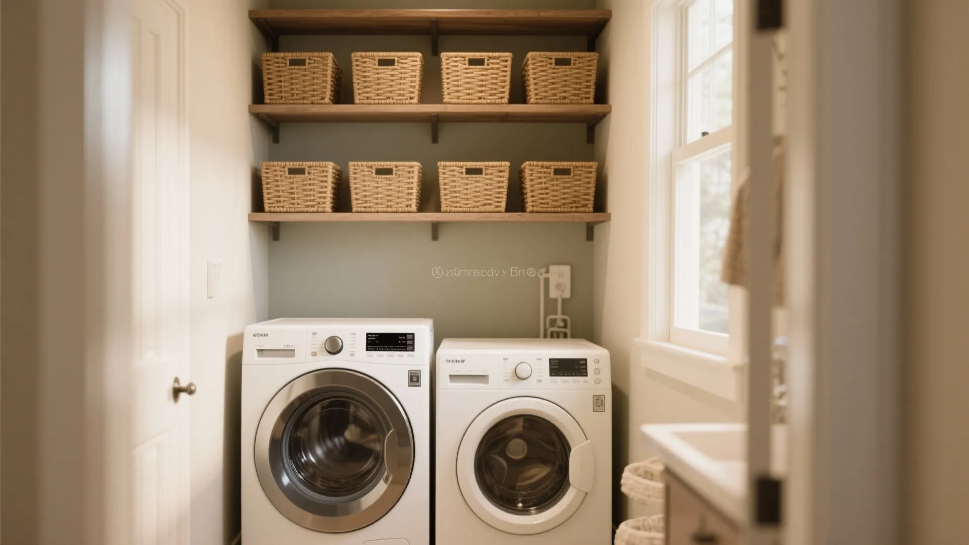 1. Vertical Storage with Open Shelving