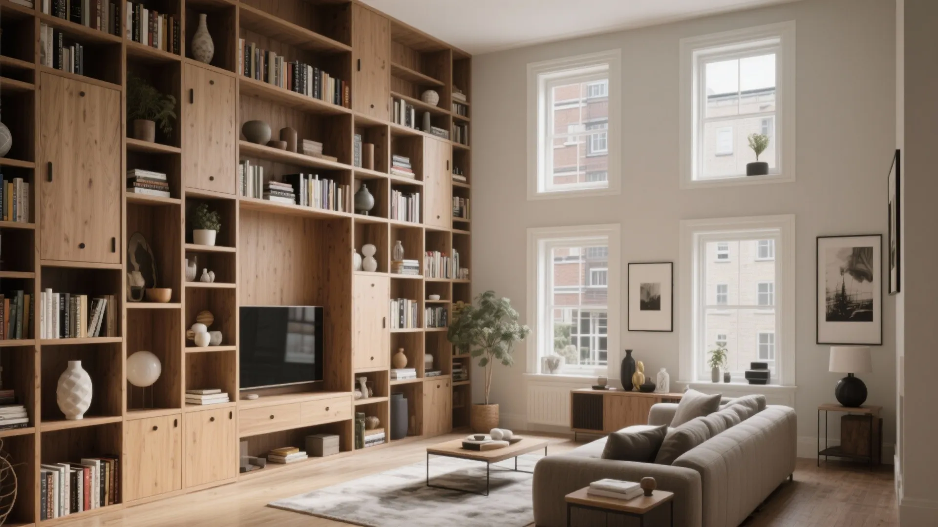 2. Use Tall Shelving for Vertical Storage