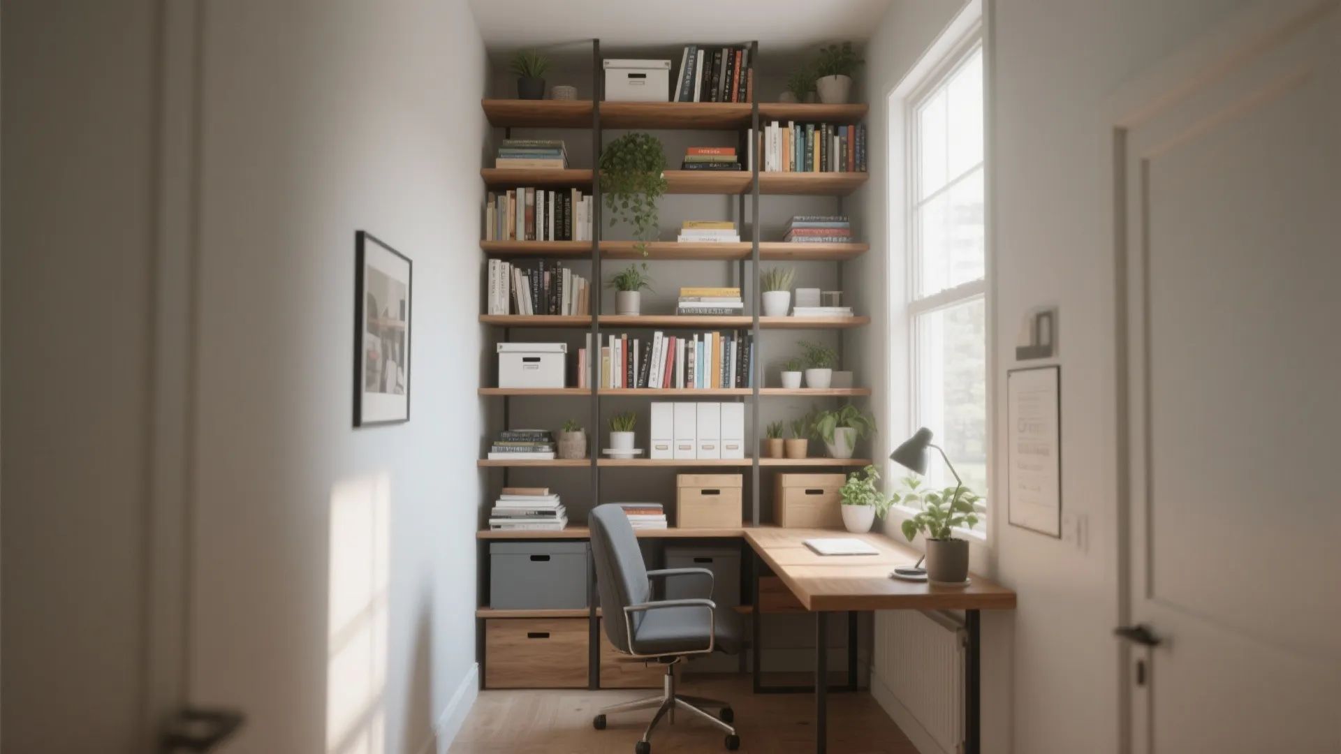 2. Use Vertical Space with Shelving