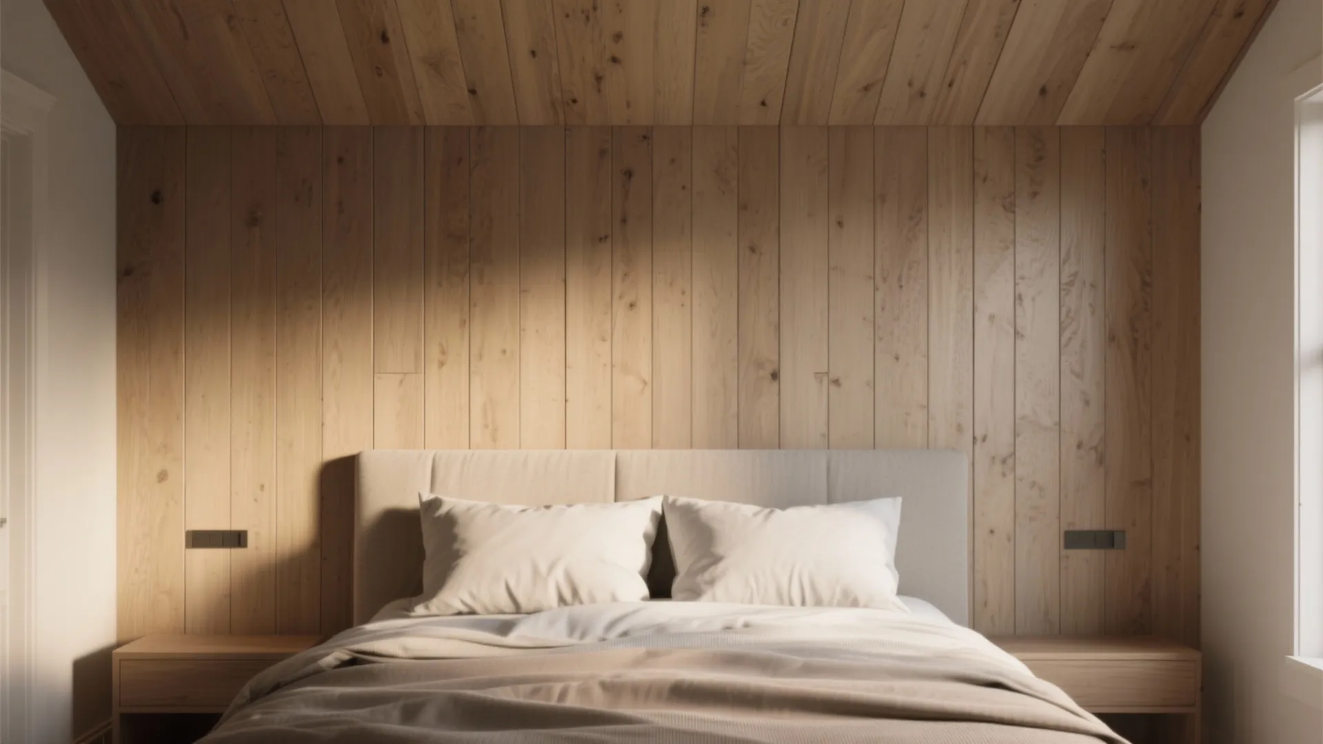 3. Vertical shiplap to make ceilings feel taller