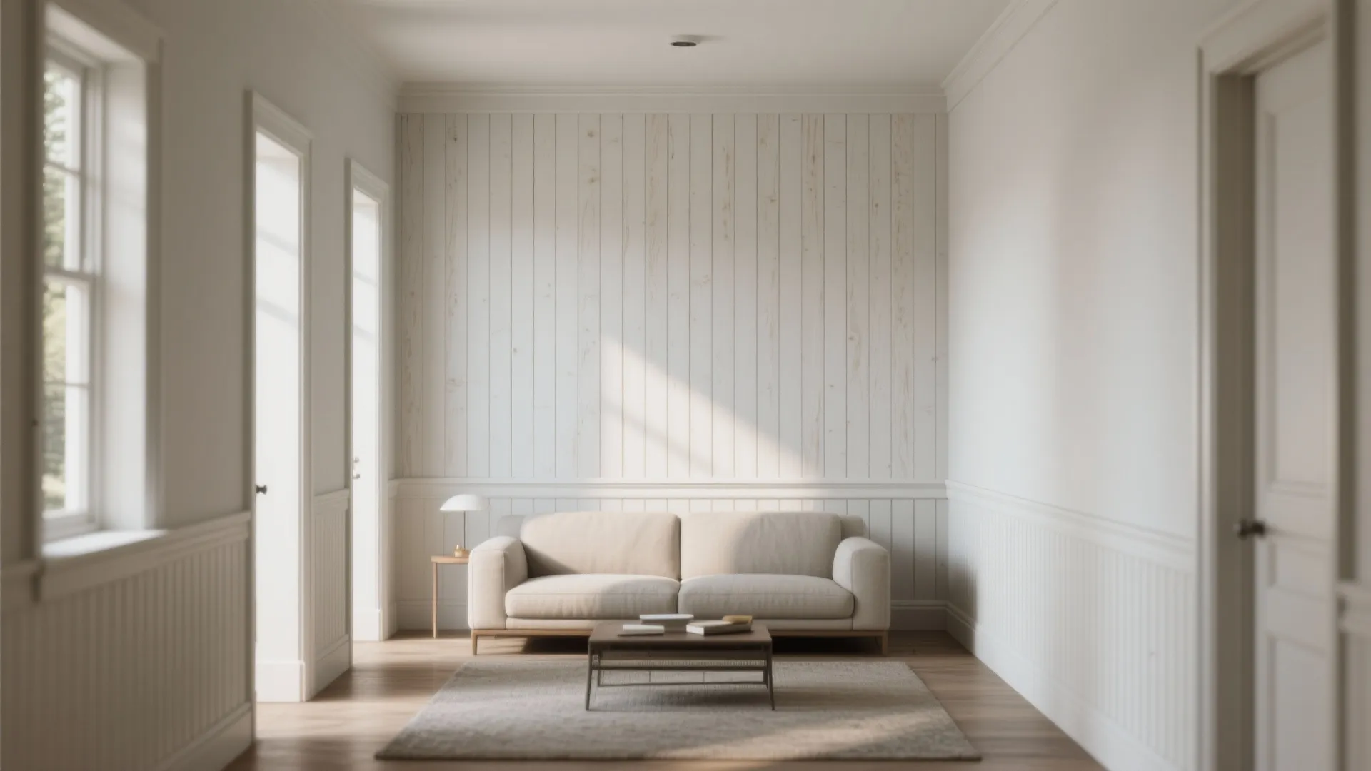 2. Vertical Shiplap or Board-and-Batten — Height Illusion