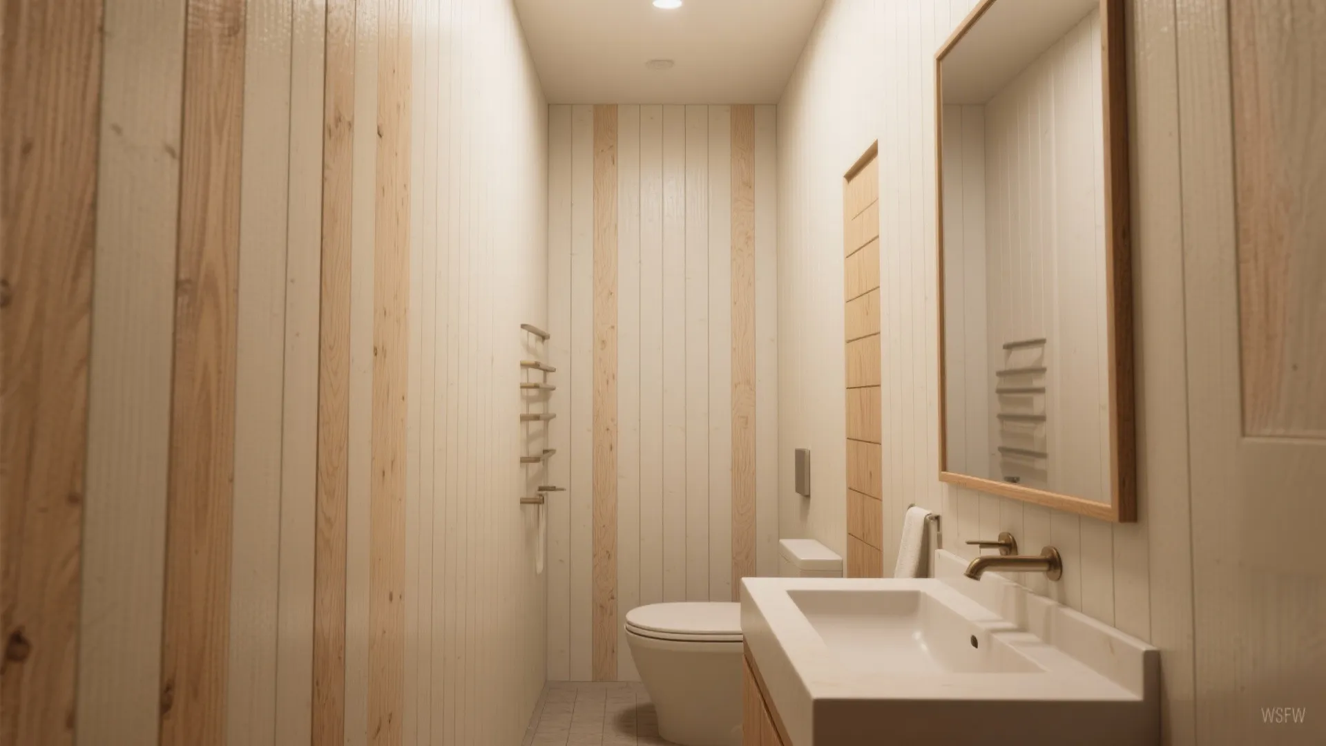 3. Vertical shiplap or tongue-and-groove for height