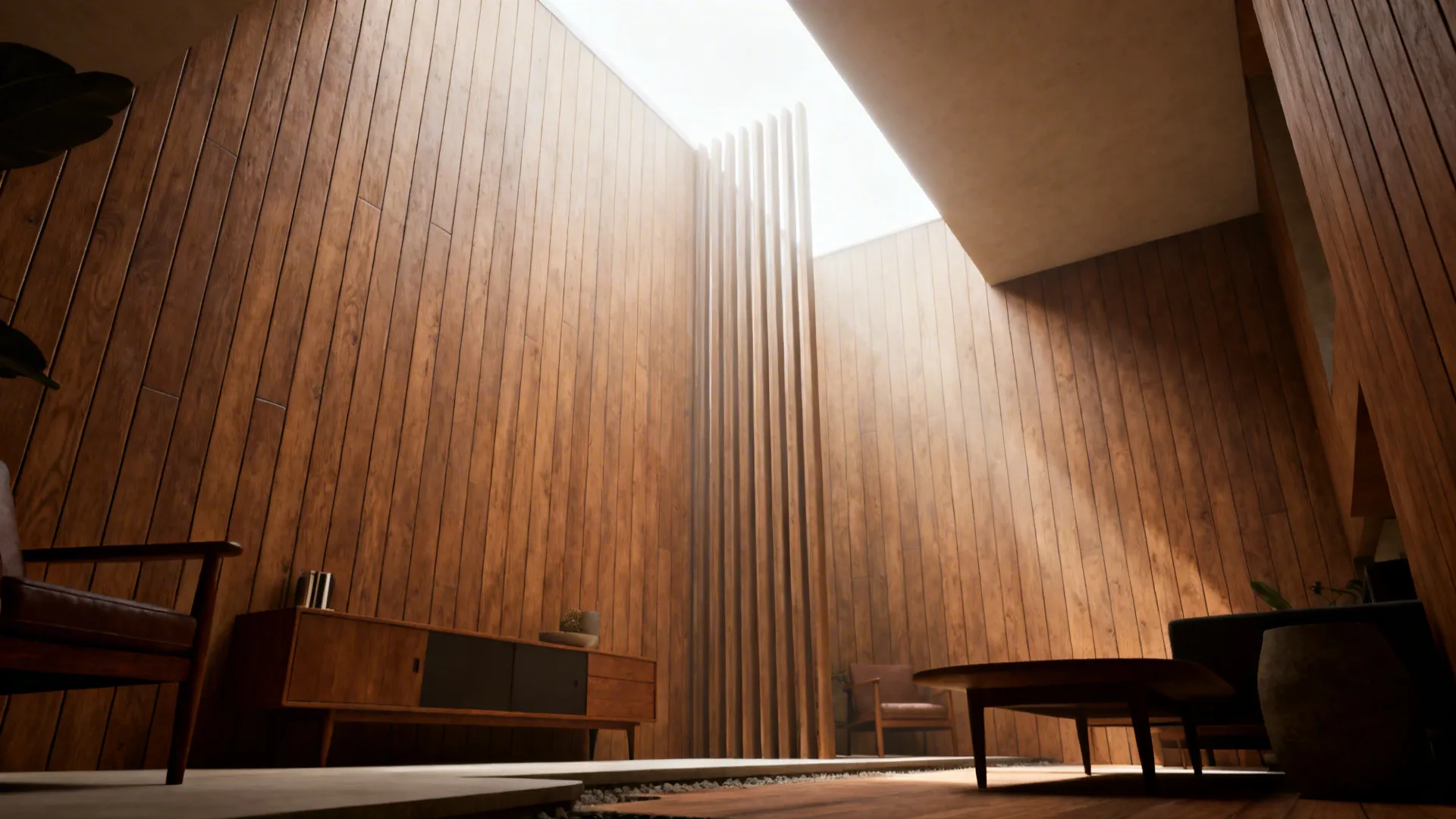 2. Vertical shiplap to emphasize height