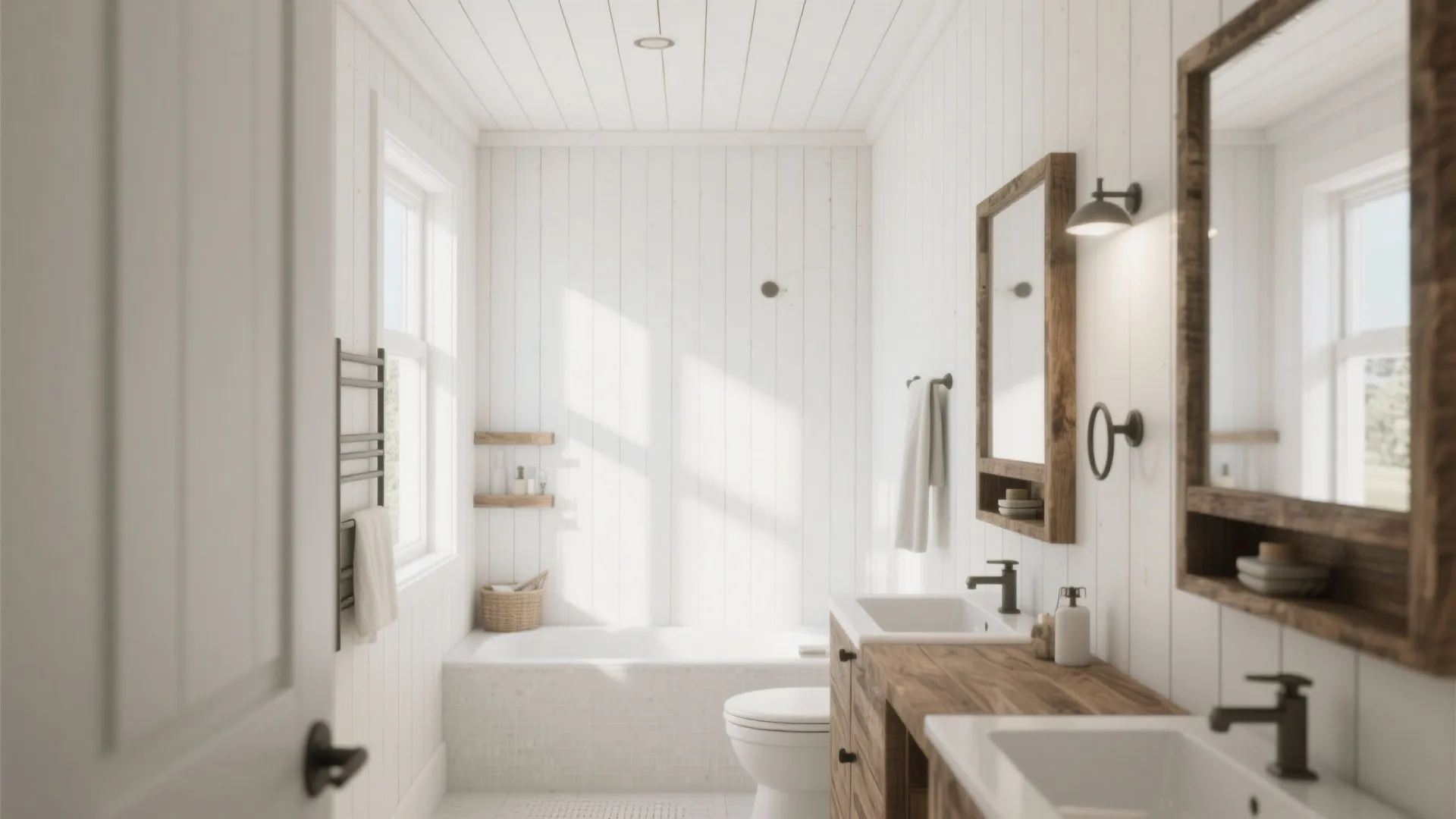 2. Vertical Shiplap Panels