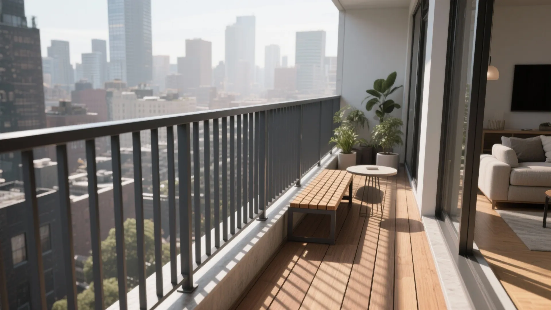 1) Slim Vertical Slats for Child-Safe Elegance