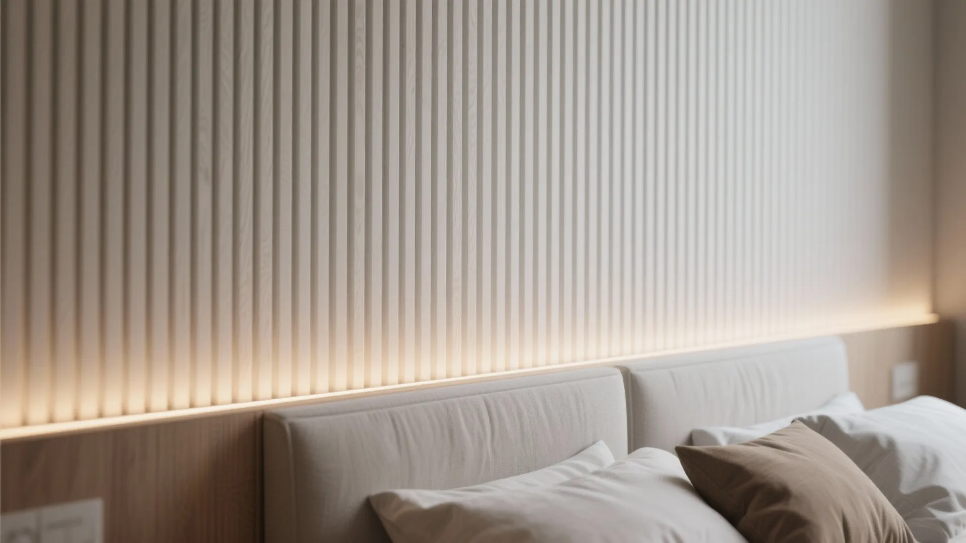 1. Vertical Slatted Panels to Stretch Height