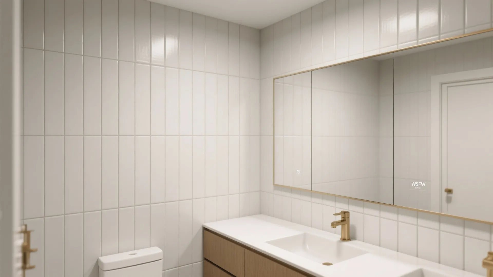 1. Go Vertical with Slim Tiles