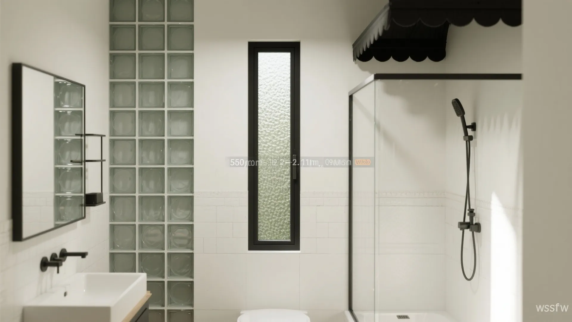 Vertical Slit Windows + Glass Blocks: Slim, Strong, Stylish