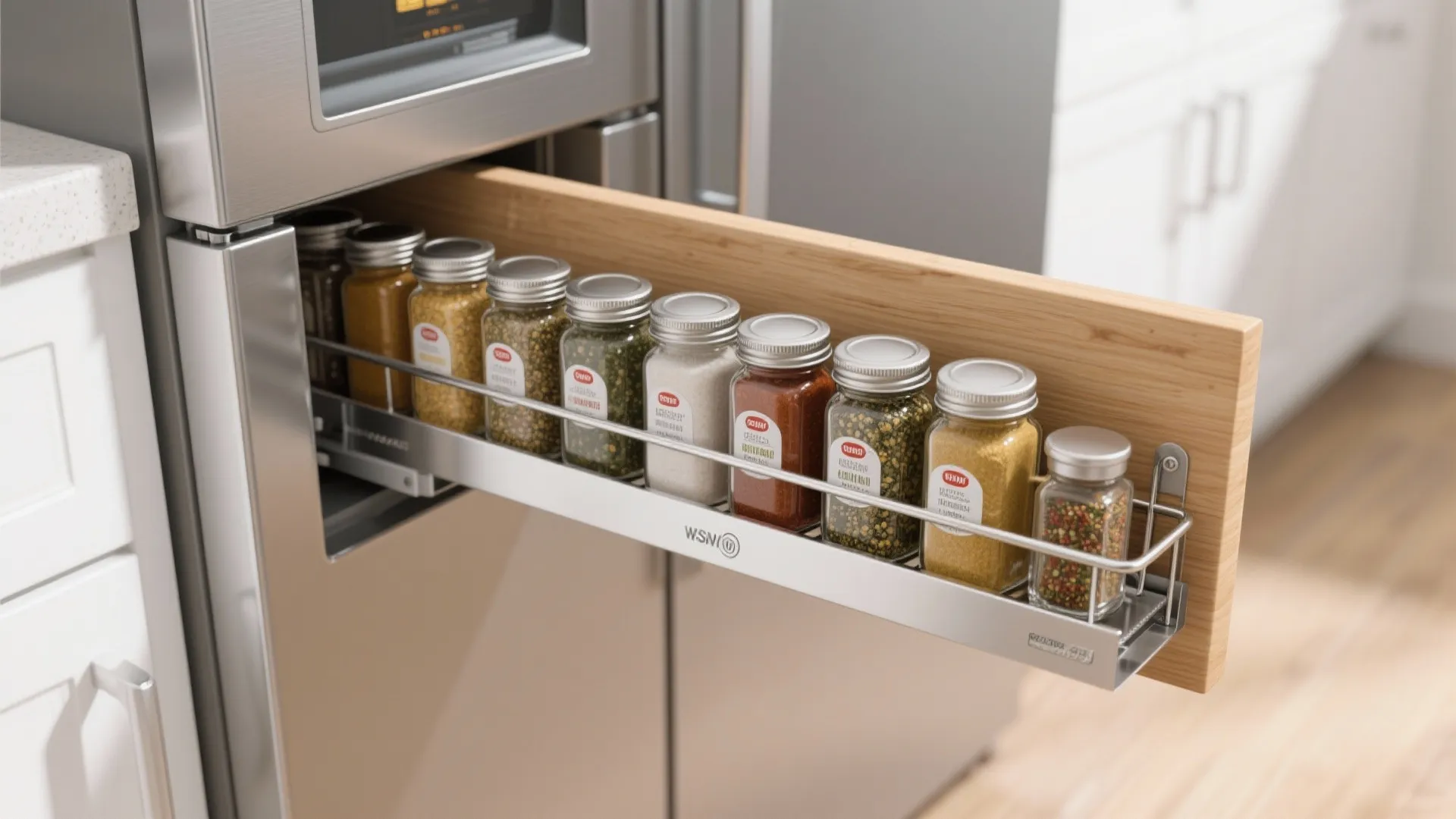 2. Vertical Spice Storage